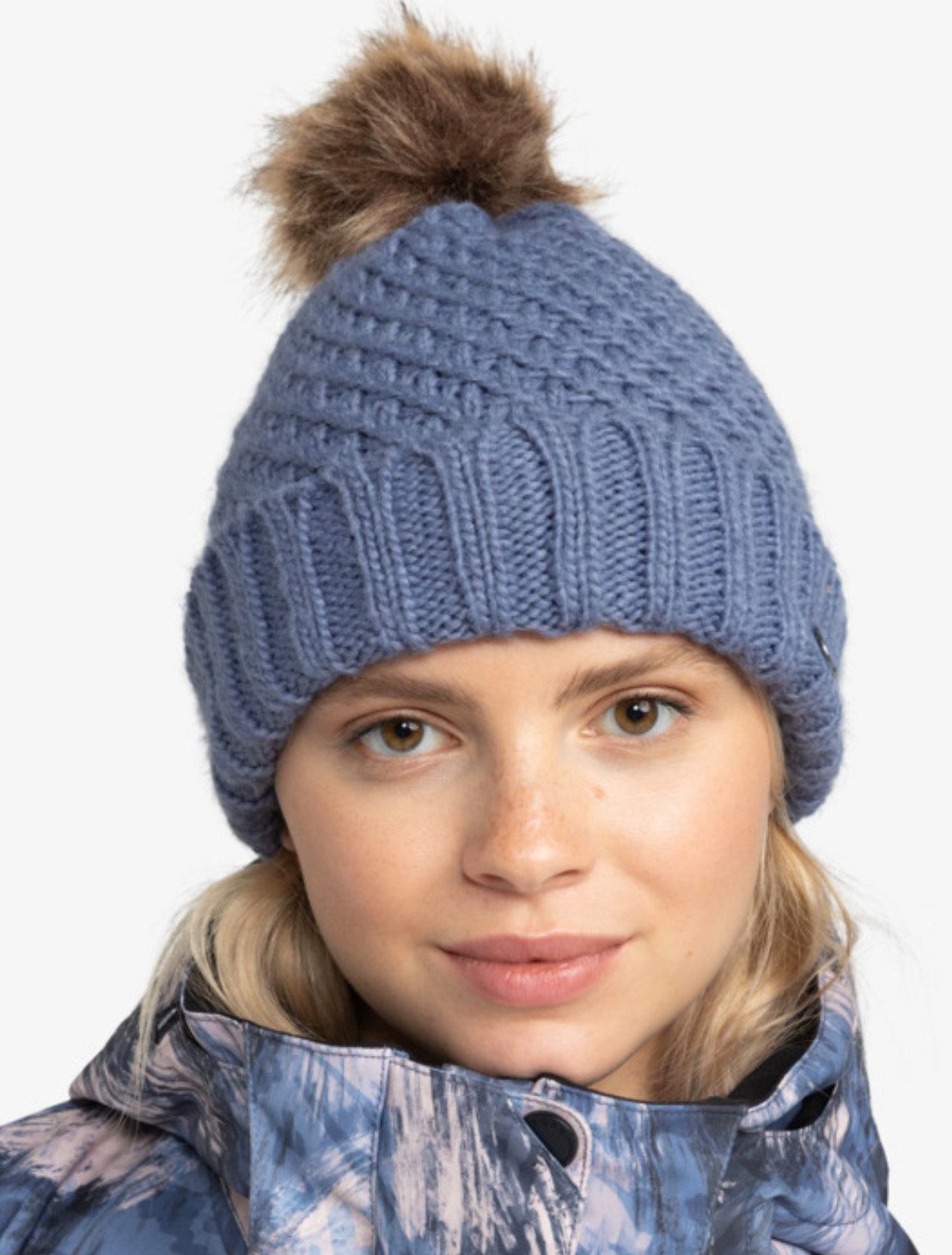 Roxy Bommelmütze Blizzard - Mütze mit Krempe für Frauen (1-St)