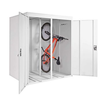 MCW Fahrradbox MCW-H66-2 (1 St), Abschließbar, Wind und Wetter geschützt, Für 2 Fahrräder