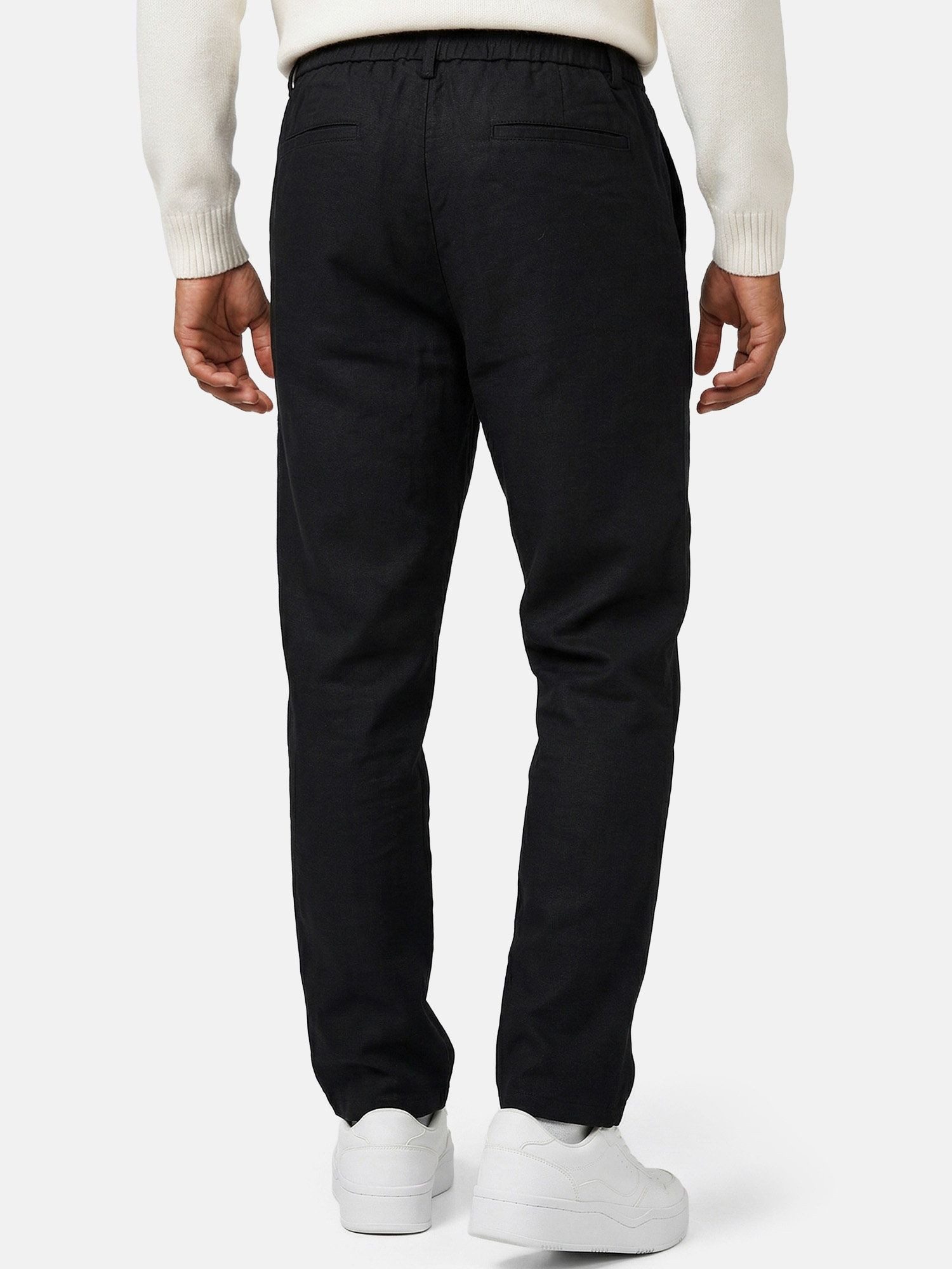 Tazzio Leinenhose A113 Regular Fit, elastischer Bund, Sommerhose