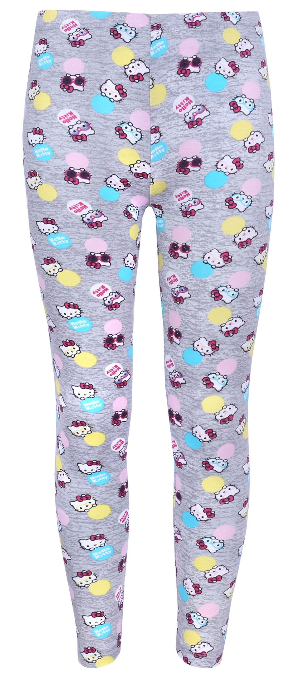 7/8-Leggings Lange, graue Leggingshose für Mädchen Hello Kitty 7 Jahre
