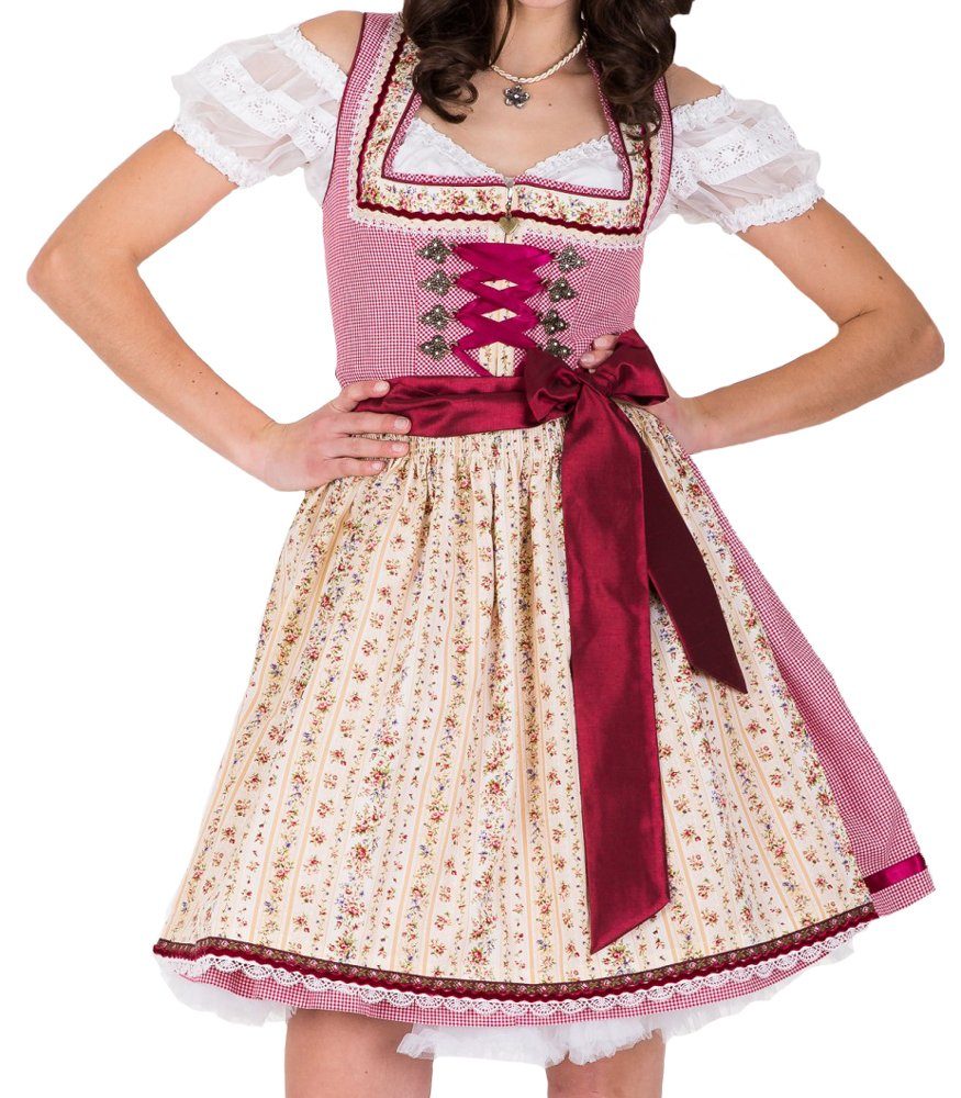 Krüger Madl Dirndl Krüger MADL Dirndl Glam Girl - Rot 60cm