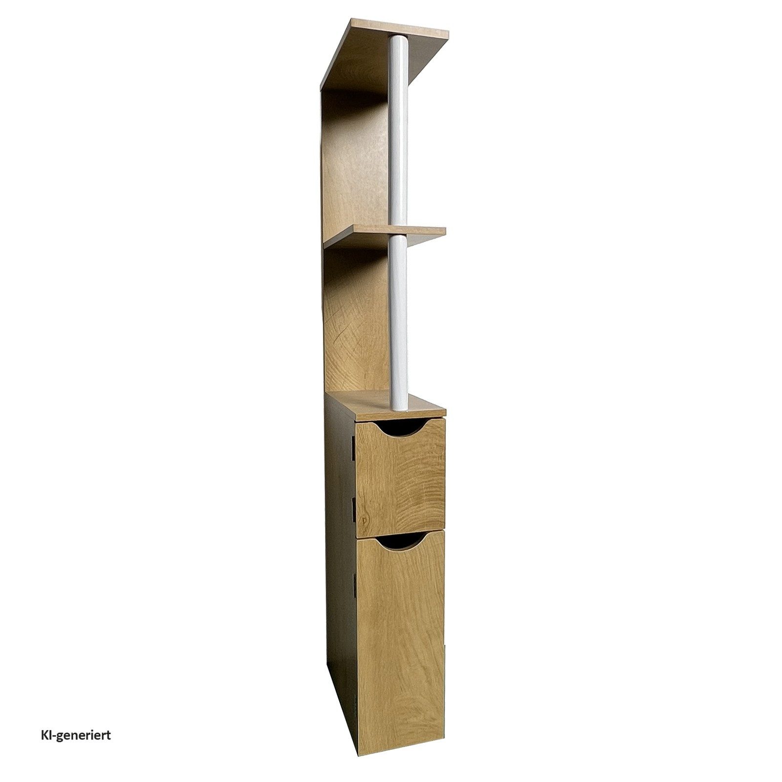 HTI-Living Raumteilerregal Raumteilerregal 118 cm Thekla Baumscheibe, Stück 1-tlg., Beistellschrank Nischenregal