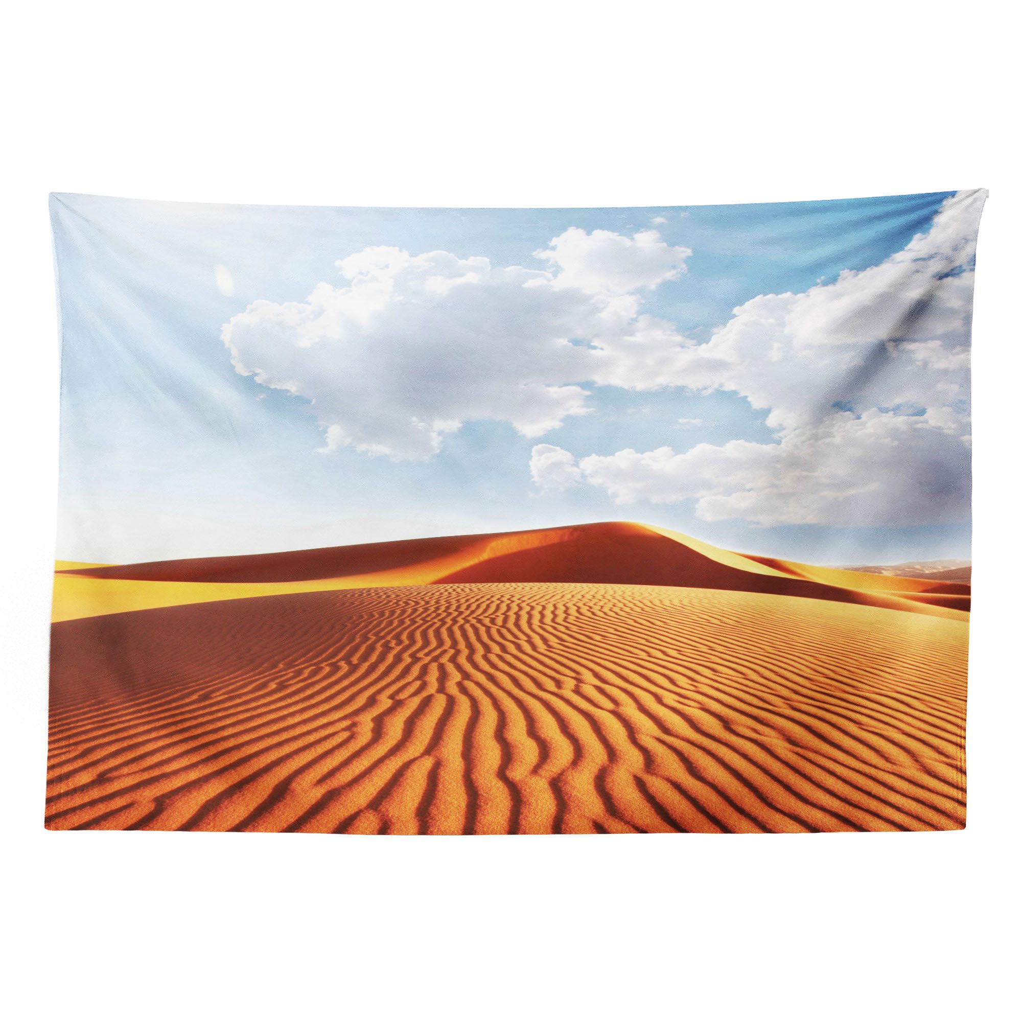 Abakuhaus Wandteppich aus Weiches Mikrofaser Stoff Für das Wohn und Schlafzimmer, rechteckig, Wüste Landschaft mit Dünen