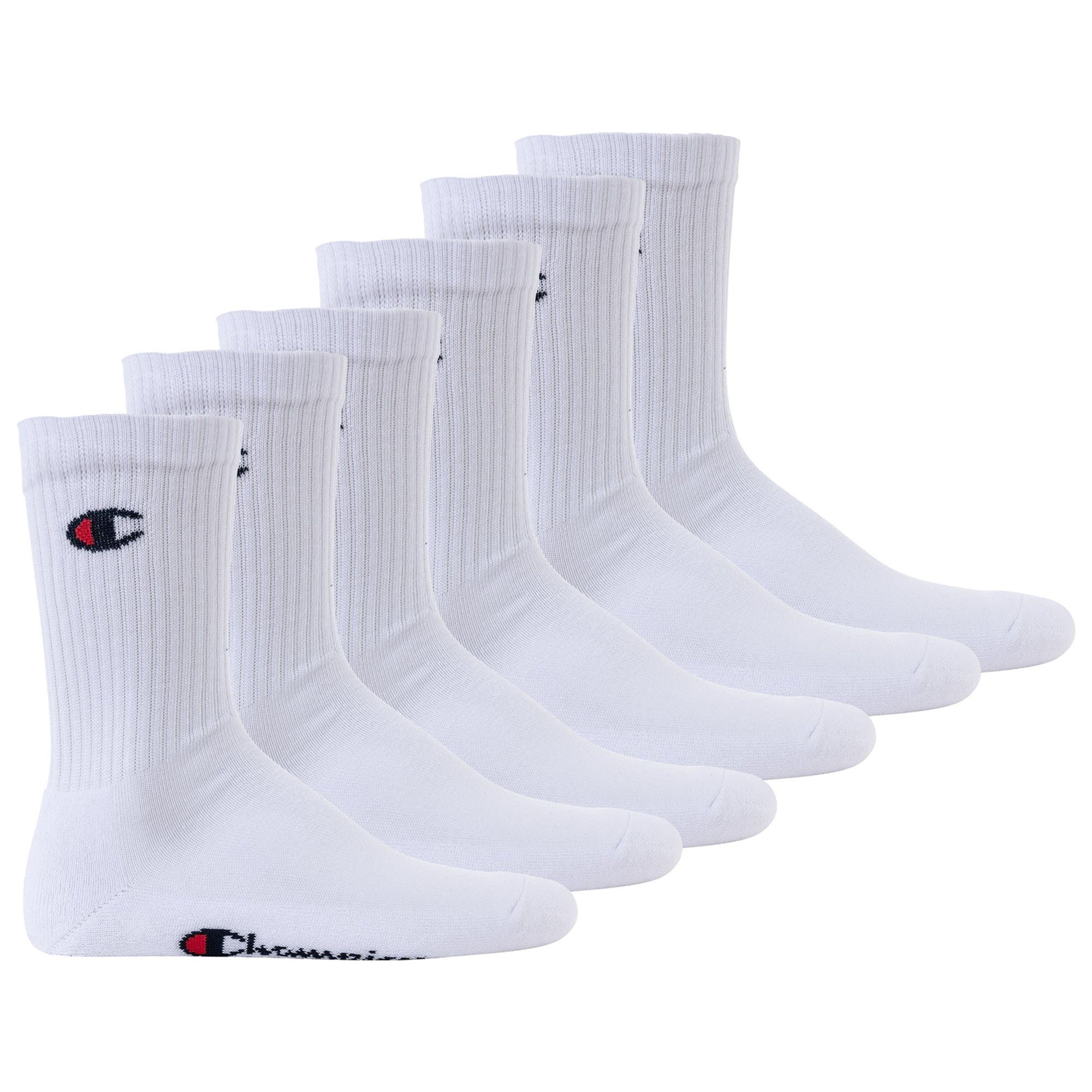 Champion Kurzsocken Unisex Socken, 6 Paar - Crew Socken Basic