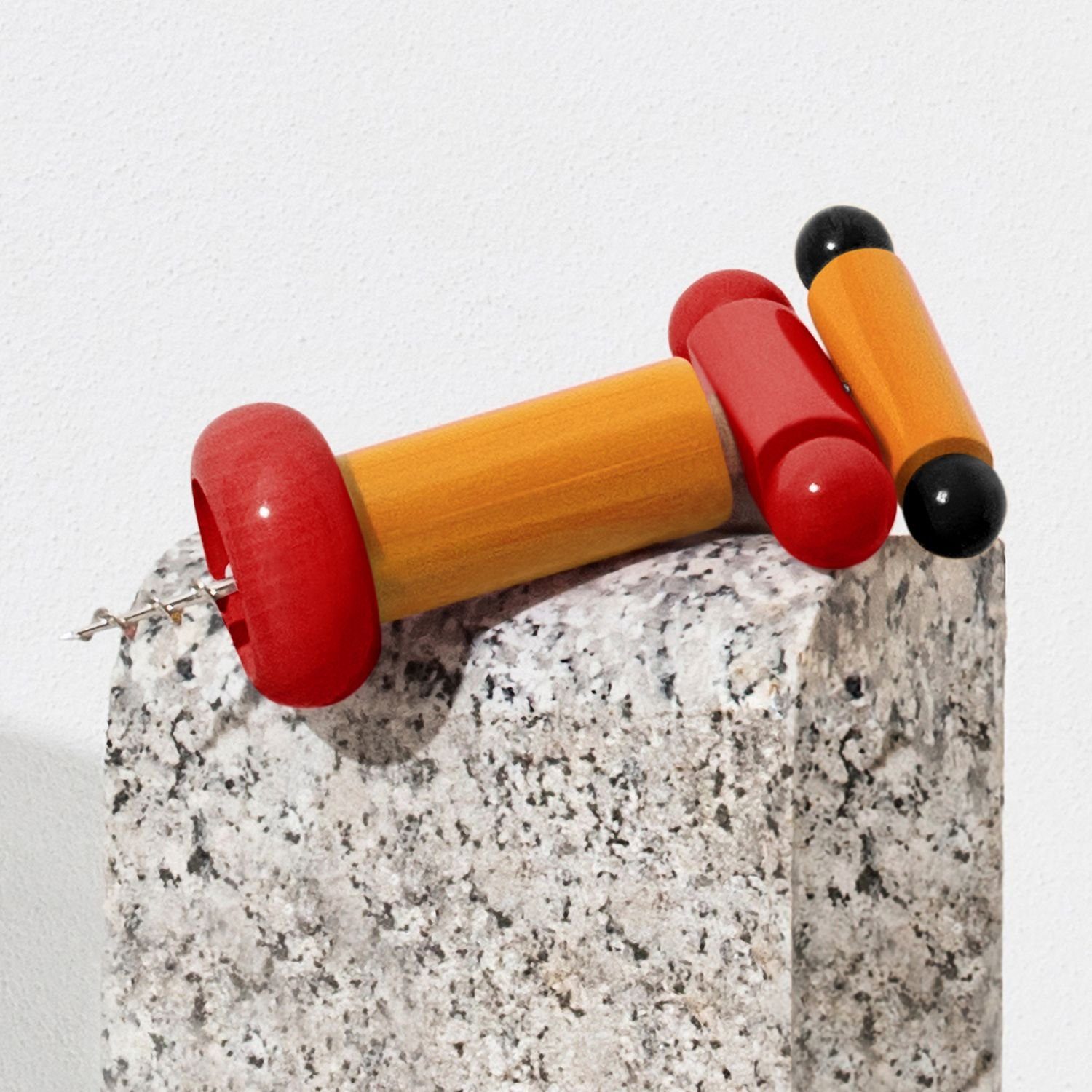 Alessi Korkenzieher Sottsass Collection Twergi Gelb