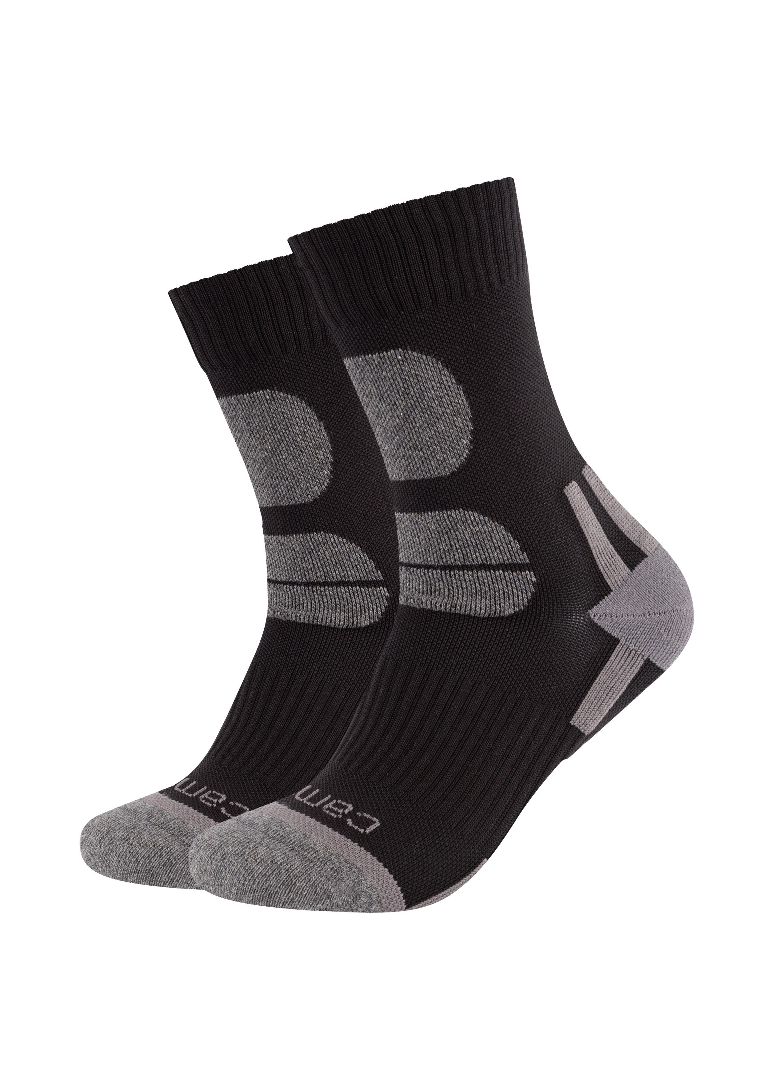 Camano Wandersocken Function (4 Paar) mit Fußgewölbe-Stütze