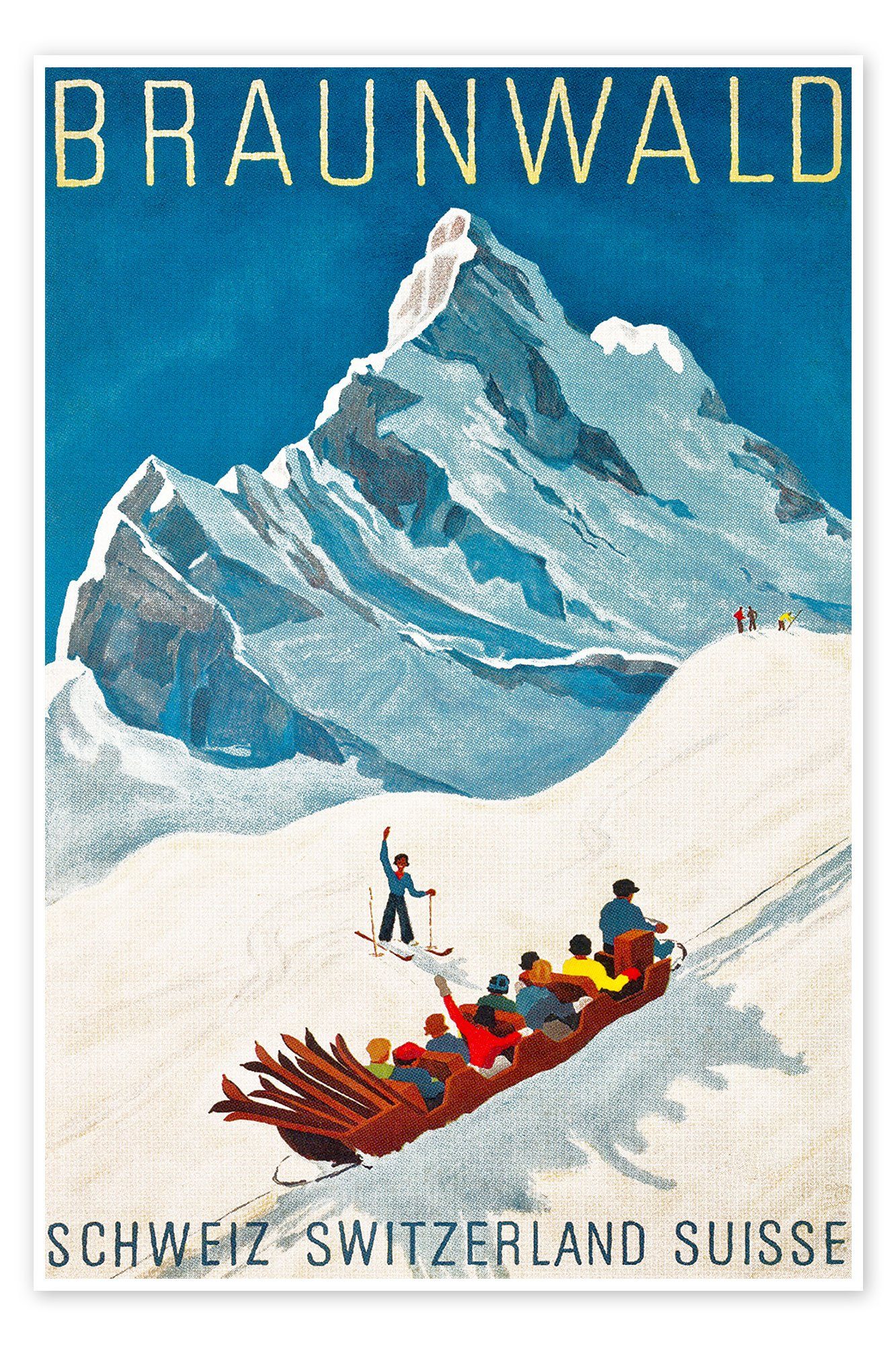Poster Vintage Ski Collection