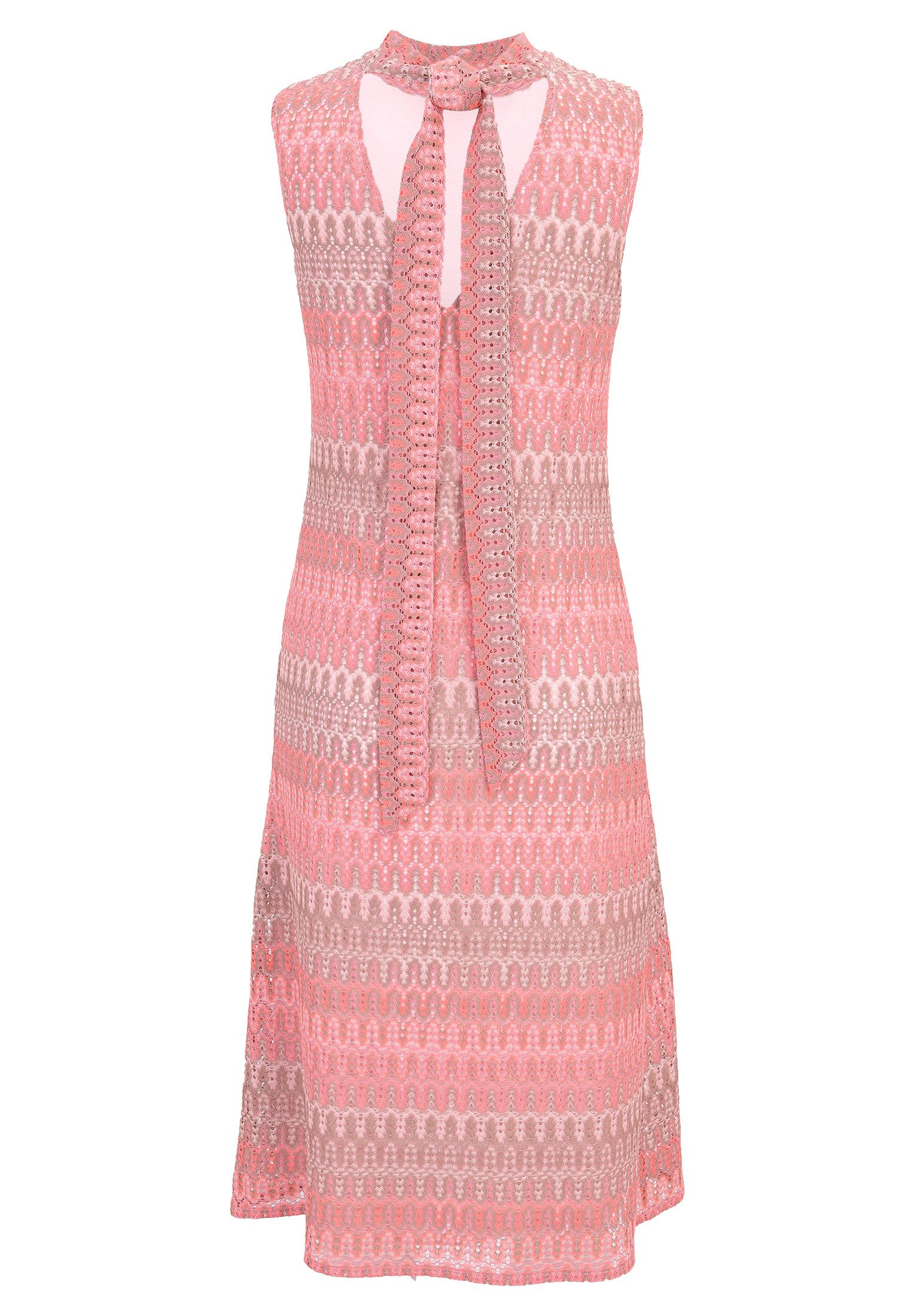Cartoon Midikleid Damen mit Stehkragen Design