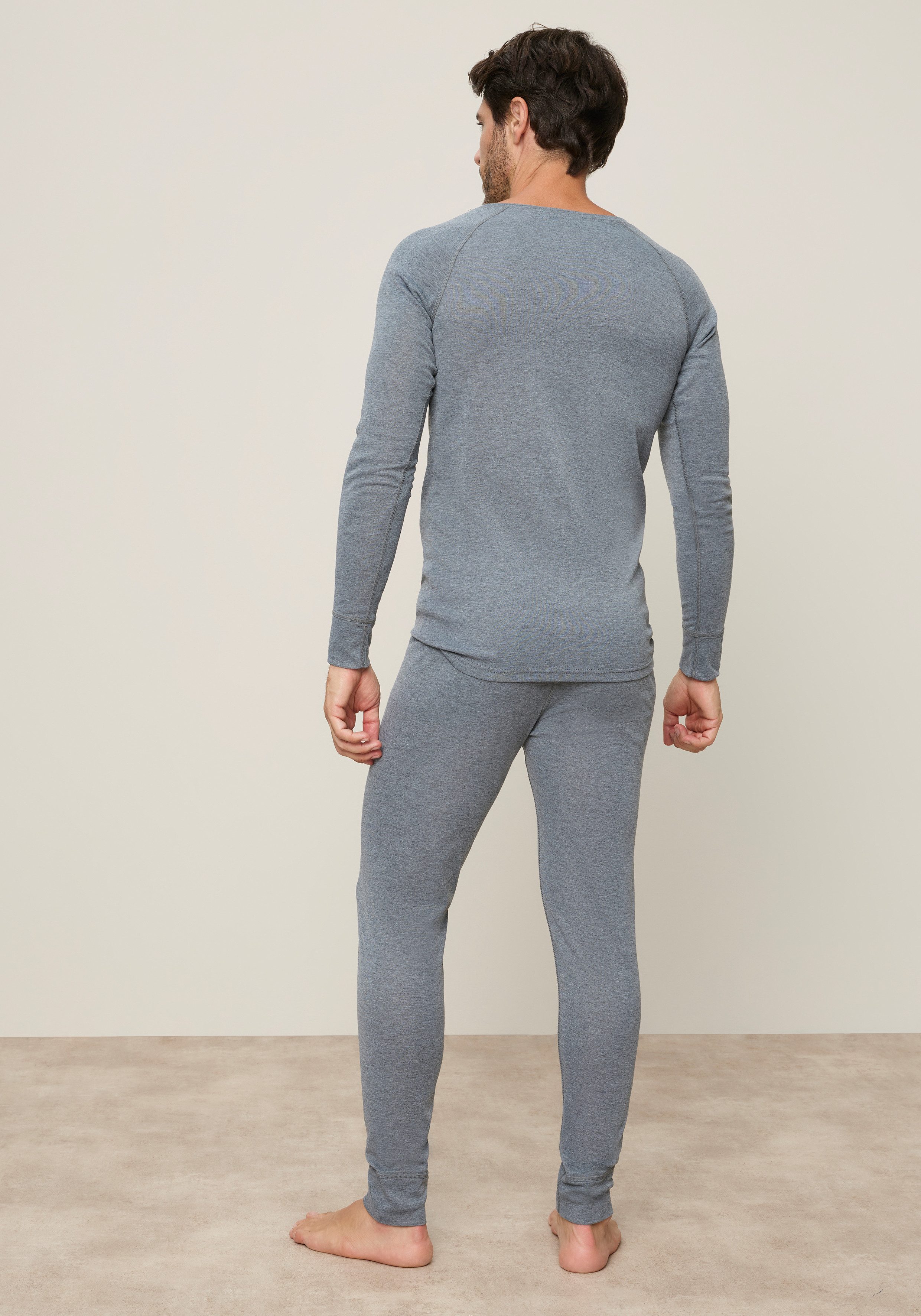 Polarino Thermounterhemd hoher Wärmerückhalt und atmungsaktiv (Set, 2-St., mit Thermounterhose) "Skiwäsche-Set", Skiunterwäsche