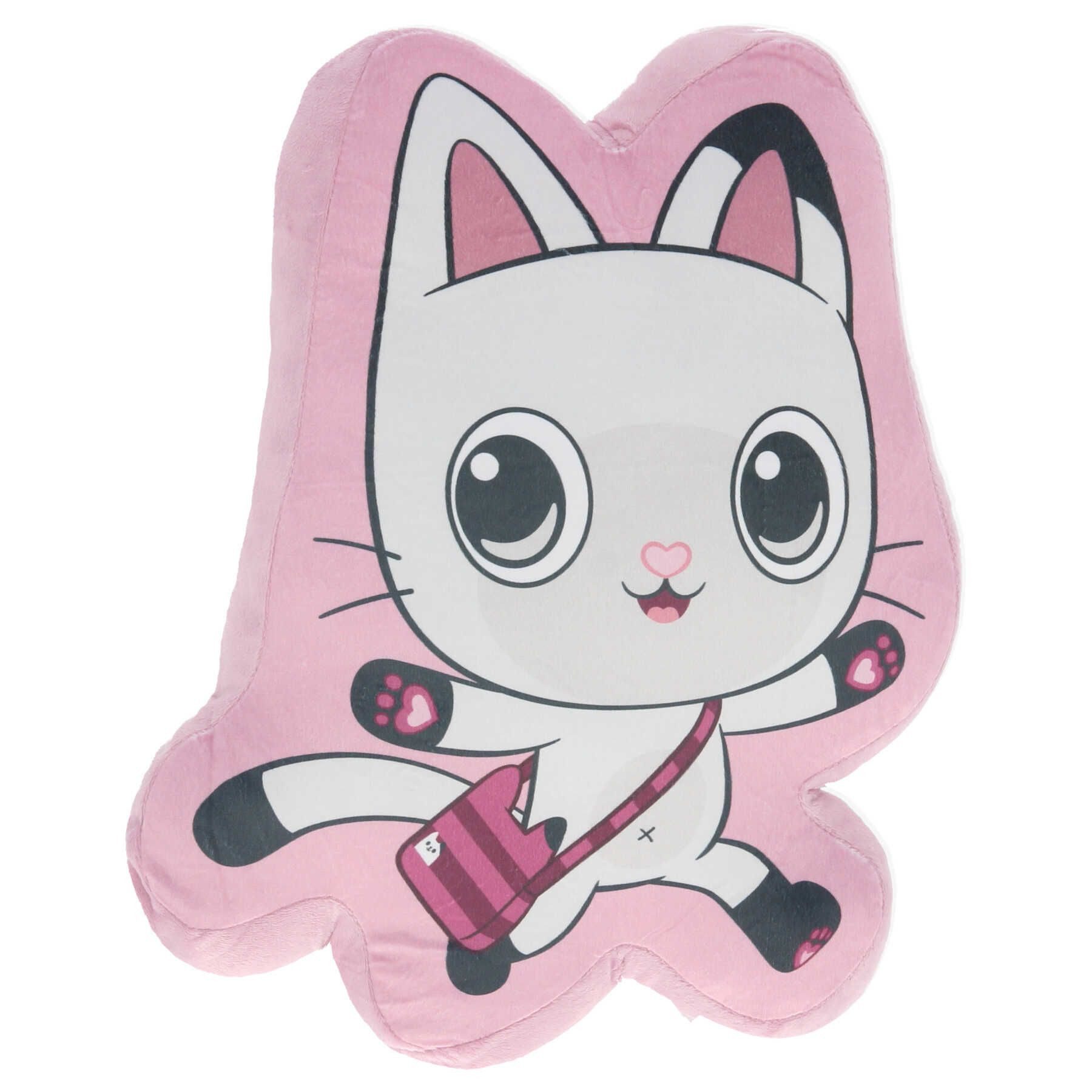 Gabby's Dollhouse Dekokissen Kissen Velours Kissen Ideal als Dekokissen