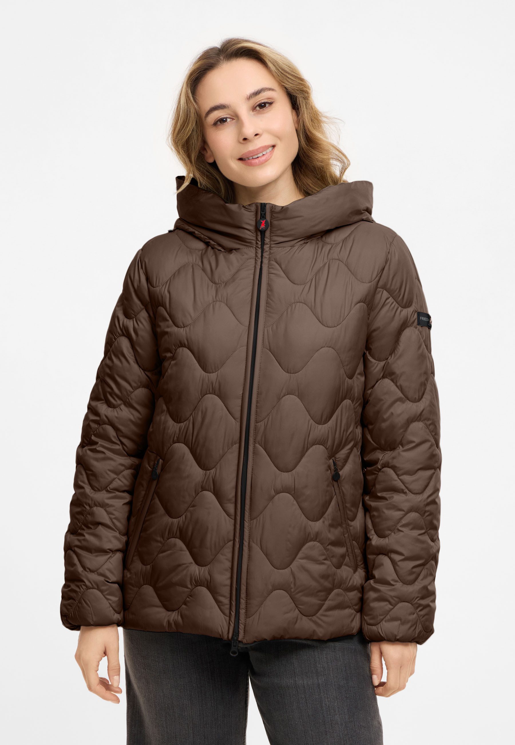 Frieda & Freddies Winterjacke Frieda & Freddies Steppjacke mit Wellensteppung