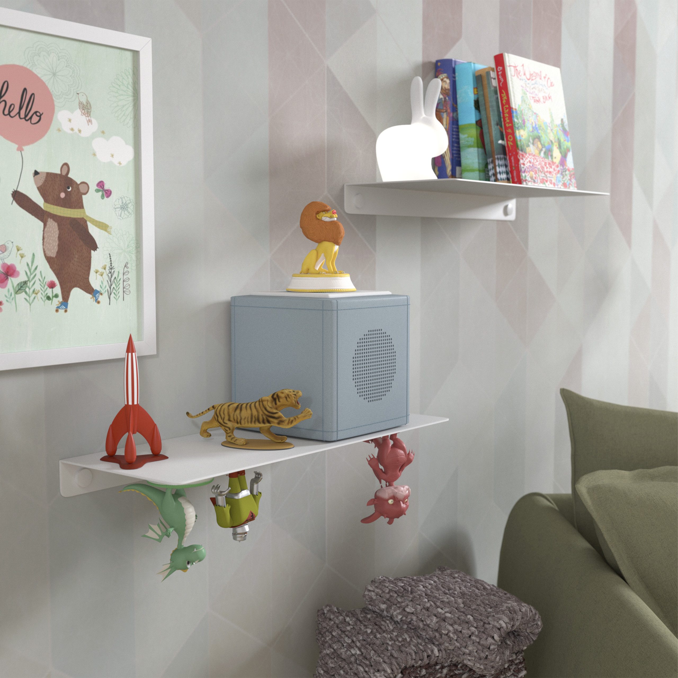 SO-TECH® Wandregal Wandboard HOVER-III 35 x 13 x 3 cm inkl. Befestigungsset günstig online kaufen