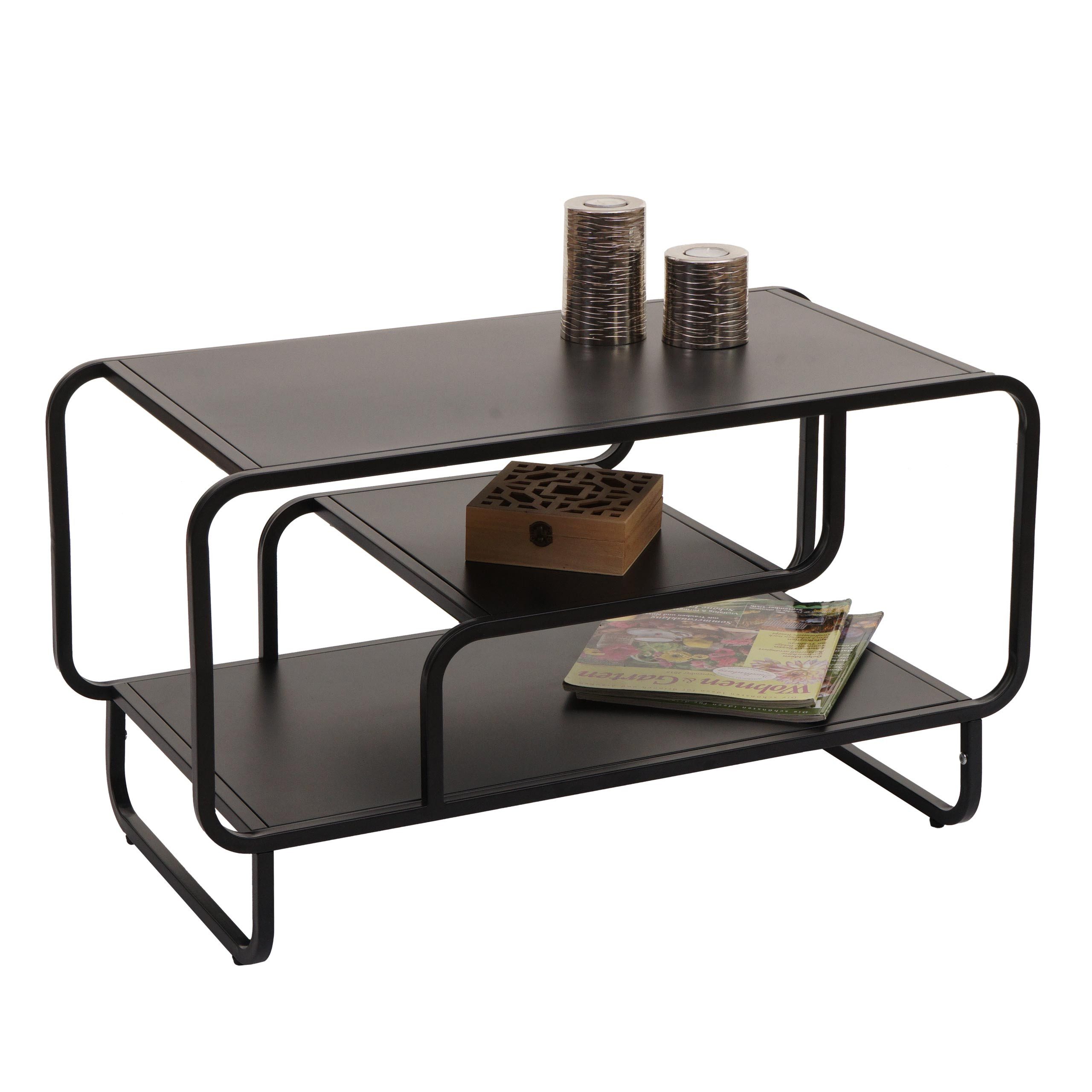 MCW Couchtisch MCW-O49, Modernes Design im Industrial-Look