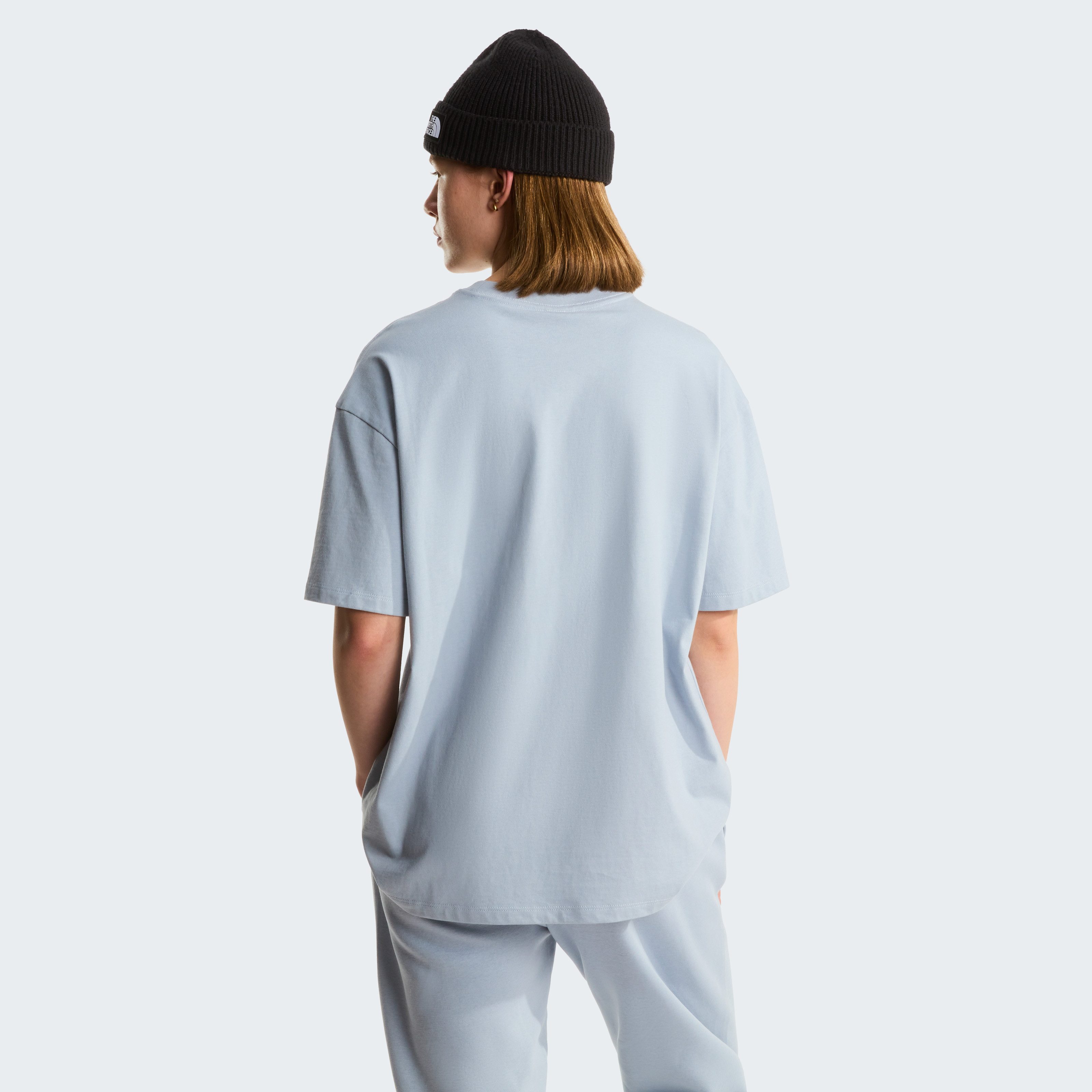 The North Face T-Shirt W TNF ESSENTIAL SIMPLE DOME OS SS TEE Oversized Passform, kurze Ärmel, für aktive Aktivitäten