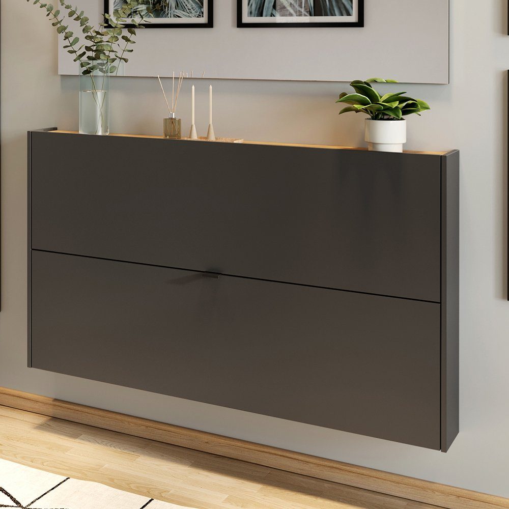Lomadox Schuhschrank ABERDEEN-01 mit 2 Klappen, günstig online kaufen