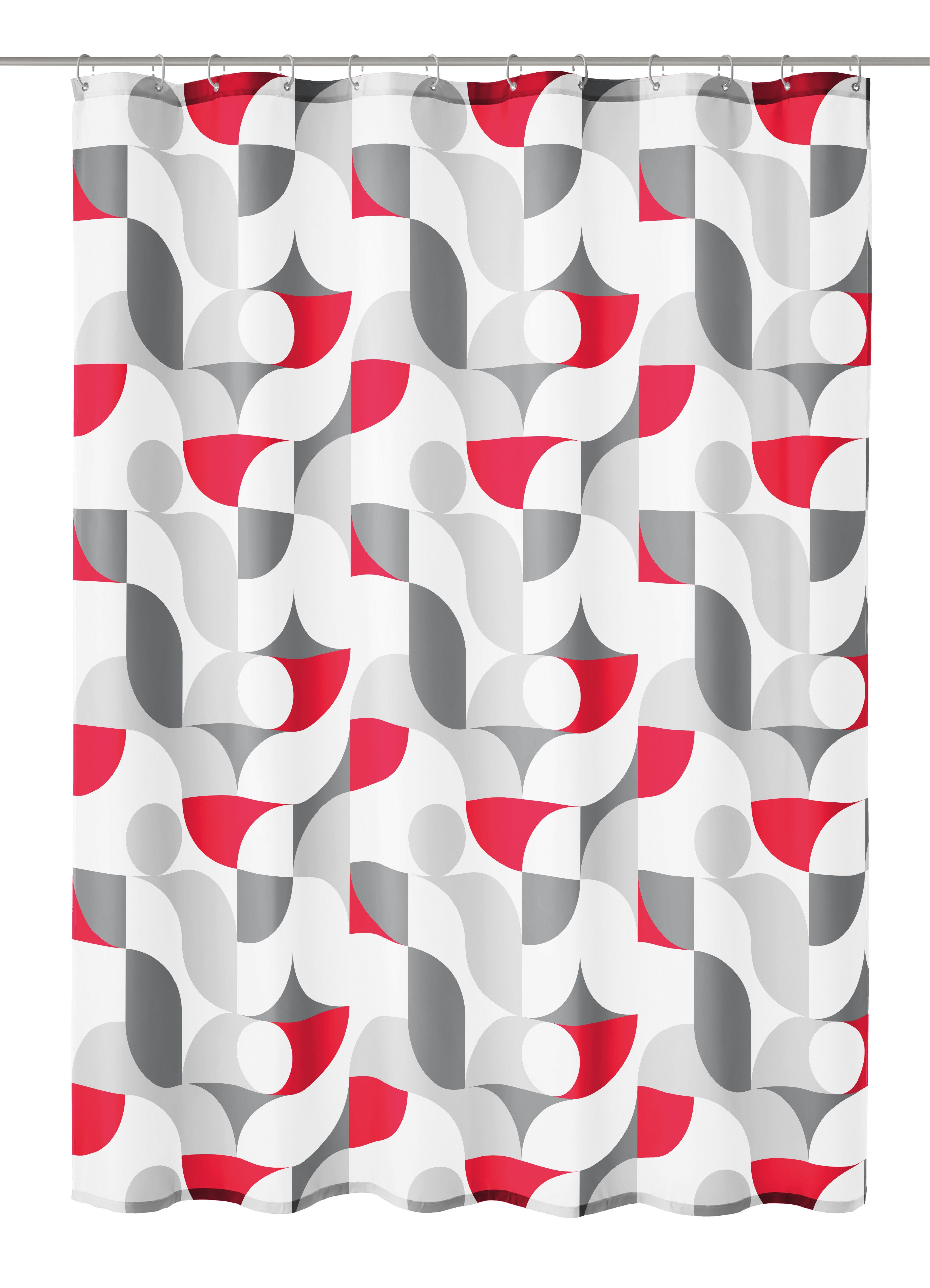 Kleine Wolke Duschvorhang Tess Breite 180 cm (Set)