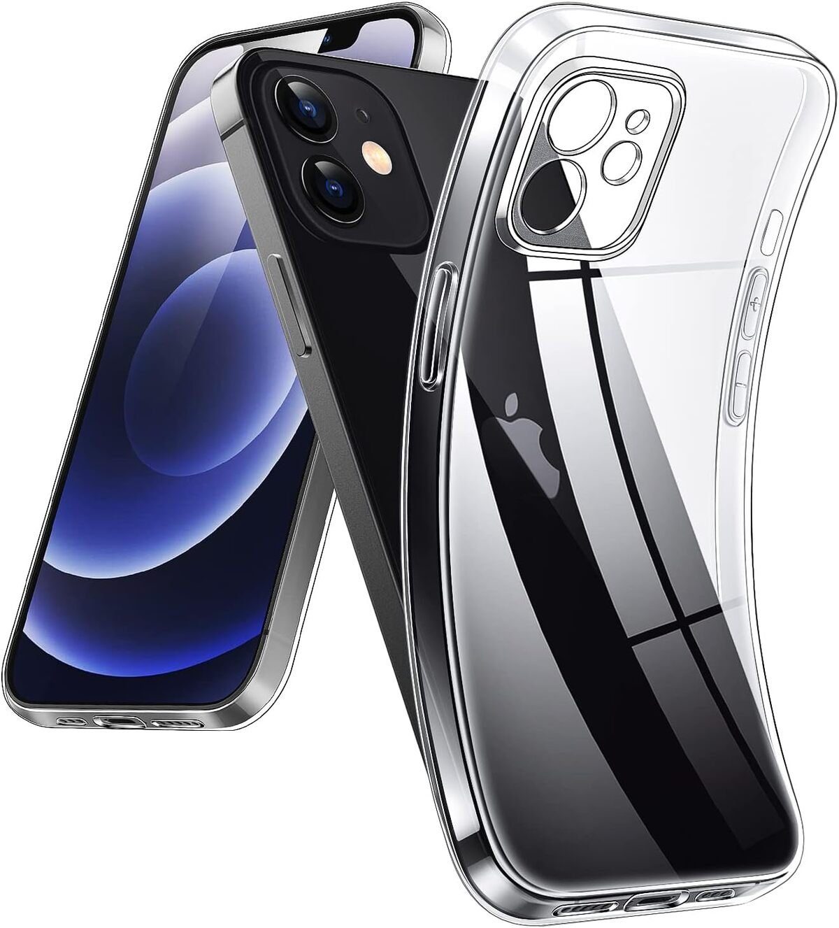 Baker Handyhülle Transparente Hülle für iPhone 16 15 14 13 12 Pro Max Mini Plus Case, Durchsichtig Schutzhülle Cover Case