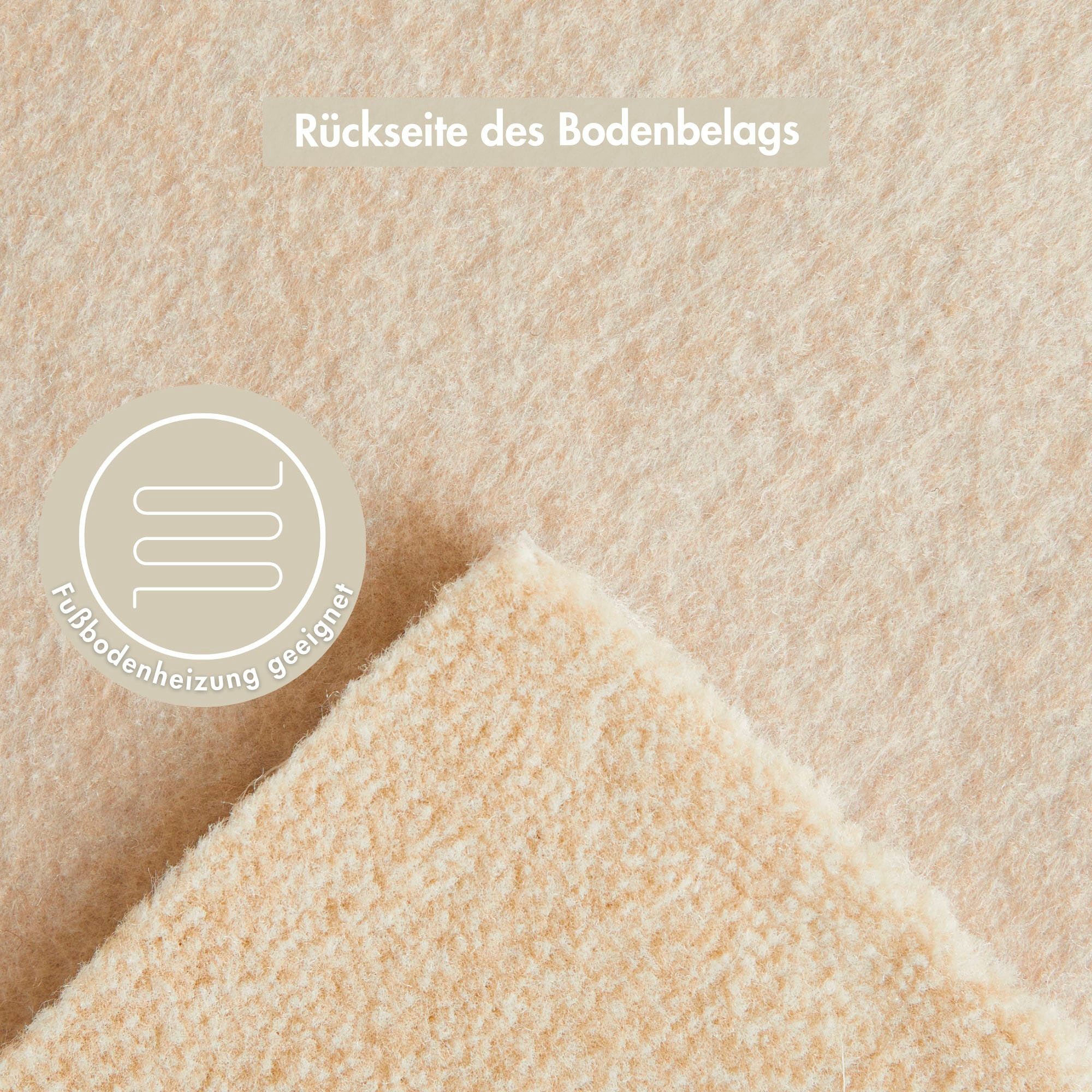 Andiamo Teppichboden Catania, Velours, Made in Belgium, rechteckig, Höhe: 7,5 mm, meliert, Breite 400 cm oder 500 cm, strapazierfähig & pflegeleicht