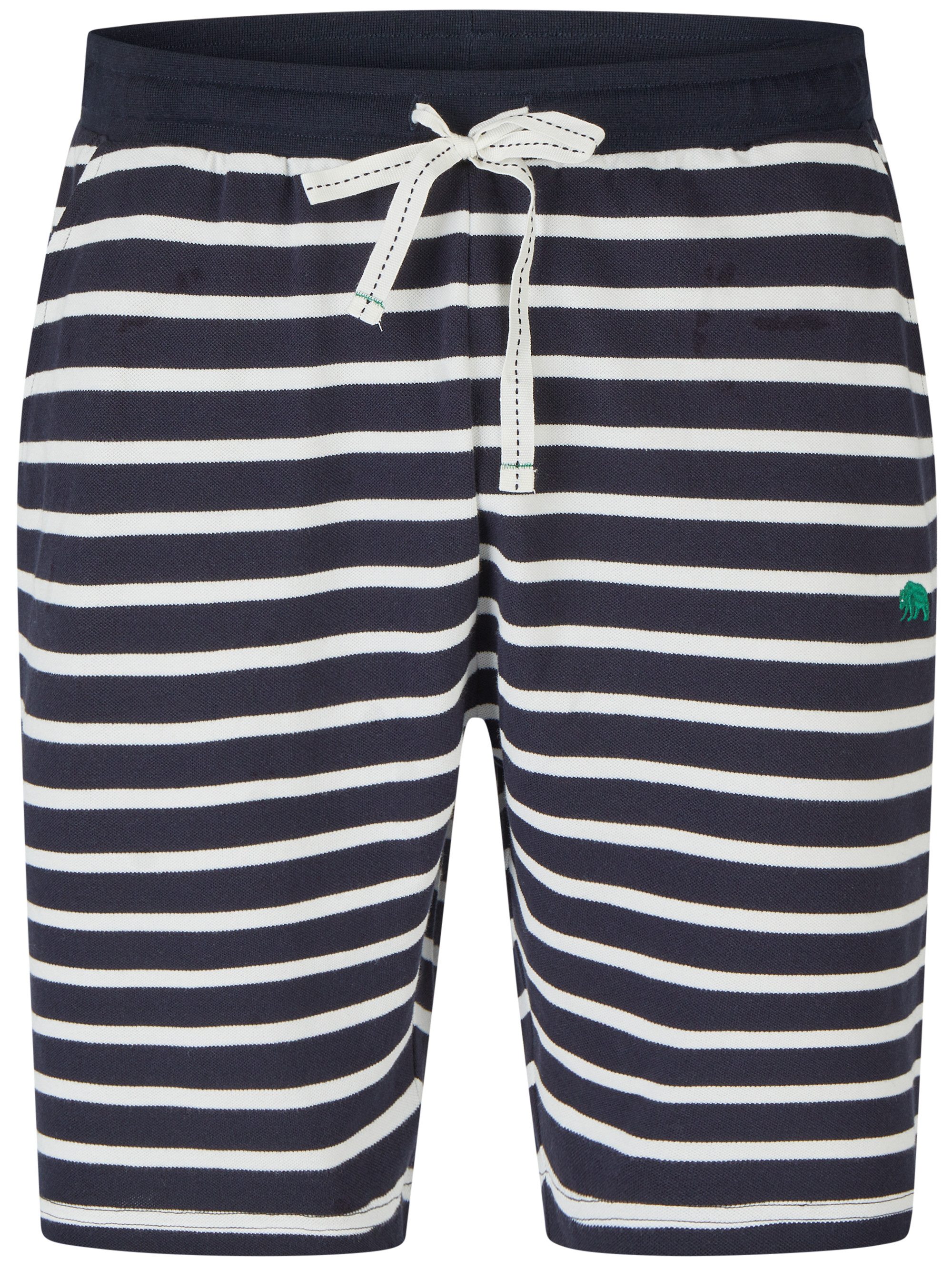Phil & Co. Pyjamashorts Easy Sleep (1-tlg., 1-teilig) Herren Schlafhose Bermuda Light-Piqué Relaxhose Homewearhose Baumwolle