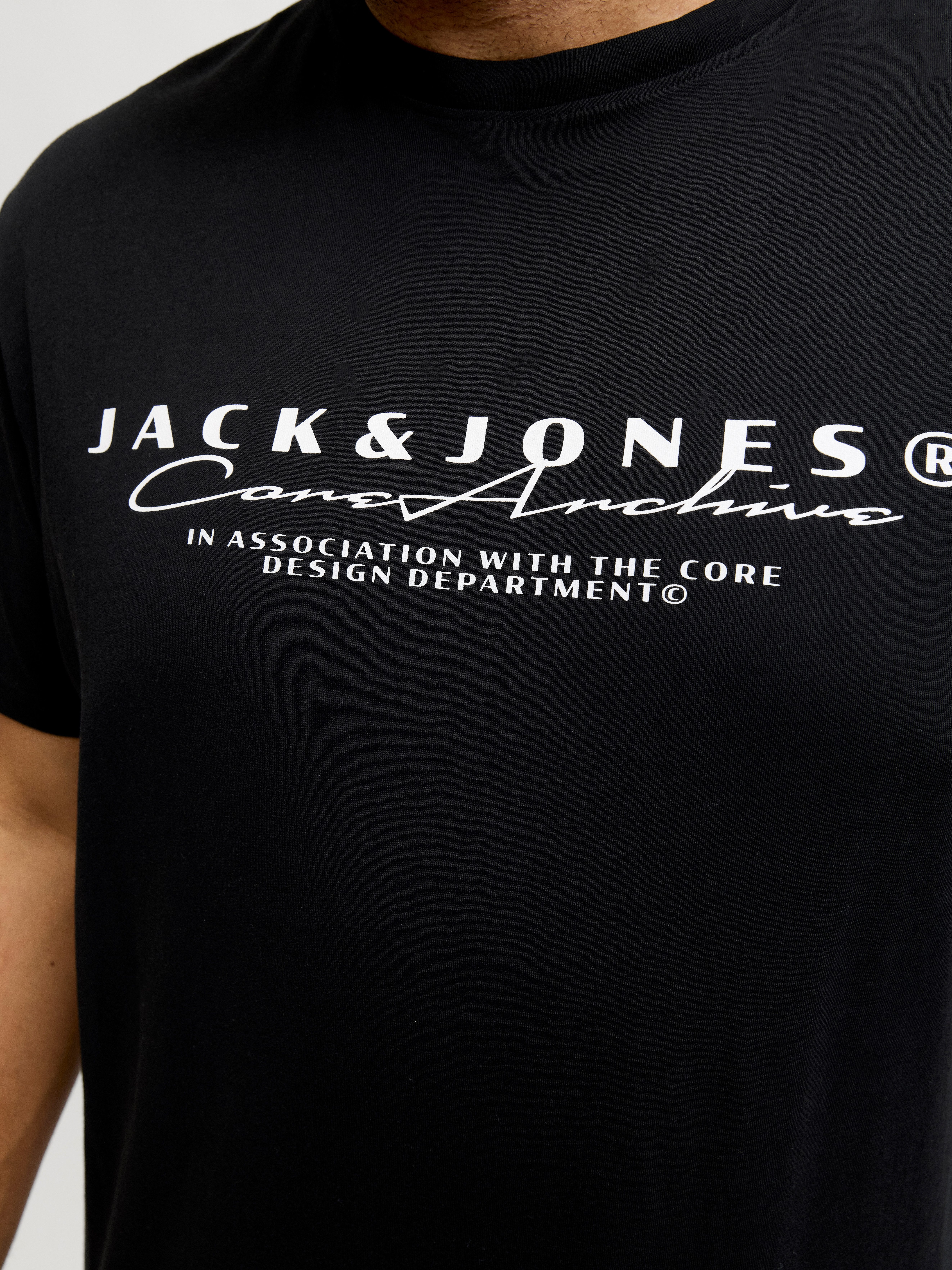Jack & Jones PlusSize Kurzarmshirt JCOPOINT BRANDING TEE SS CN FST PLS günstig online kaufen