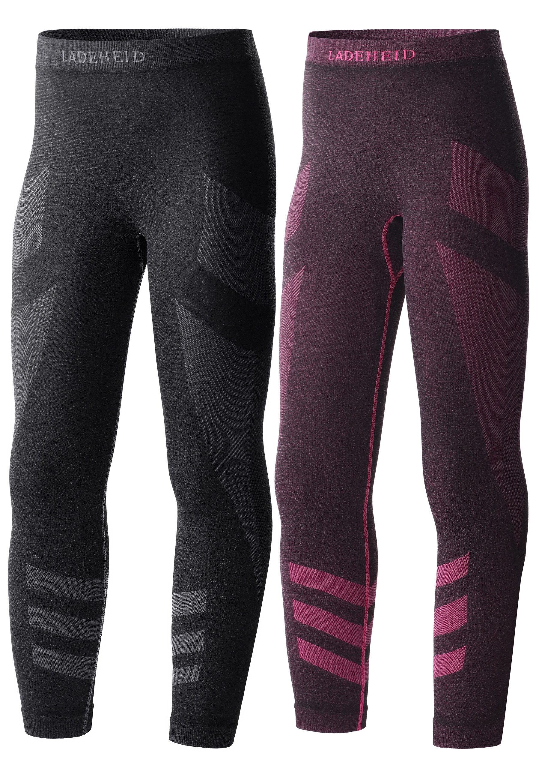 Funktionsunterhose 2er Pack Kinder Funktionsunterwäsche Lange Unterhose LAGI008