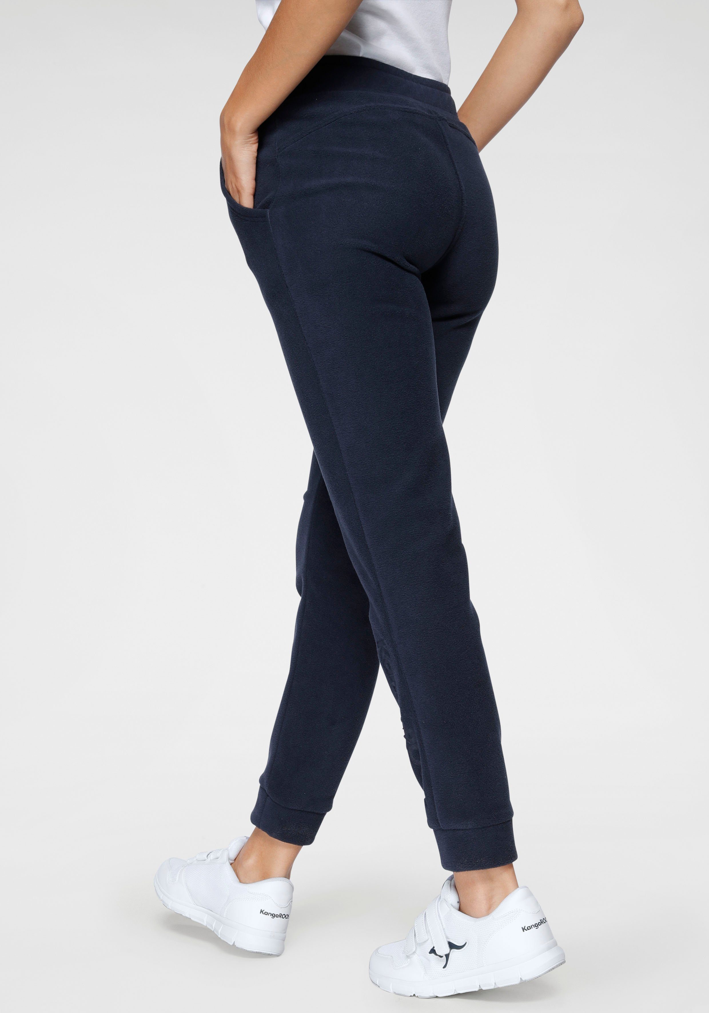 KangaROOS Fleecehose mit Eingrifftaschen und Tunnelzug günstig online kaufen