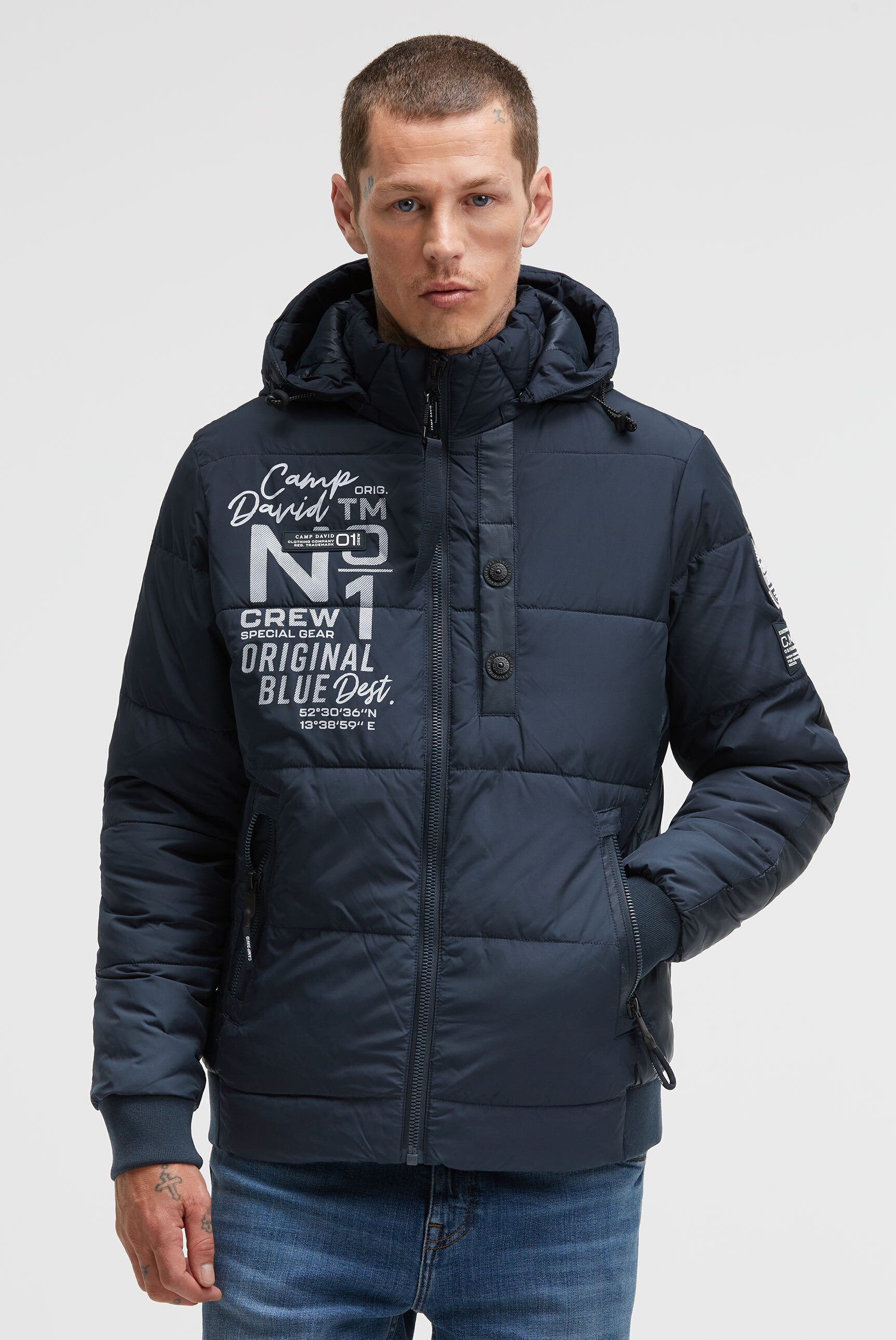 CAMP DAVID Winterjacke mit Innentaschen günstig online kaufen