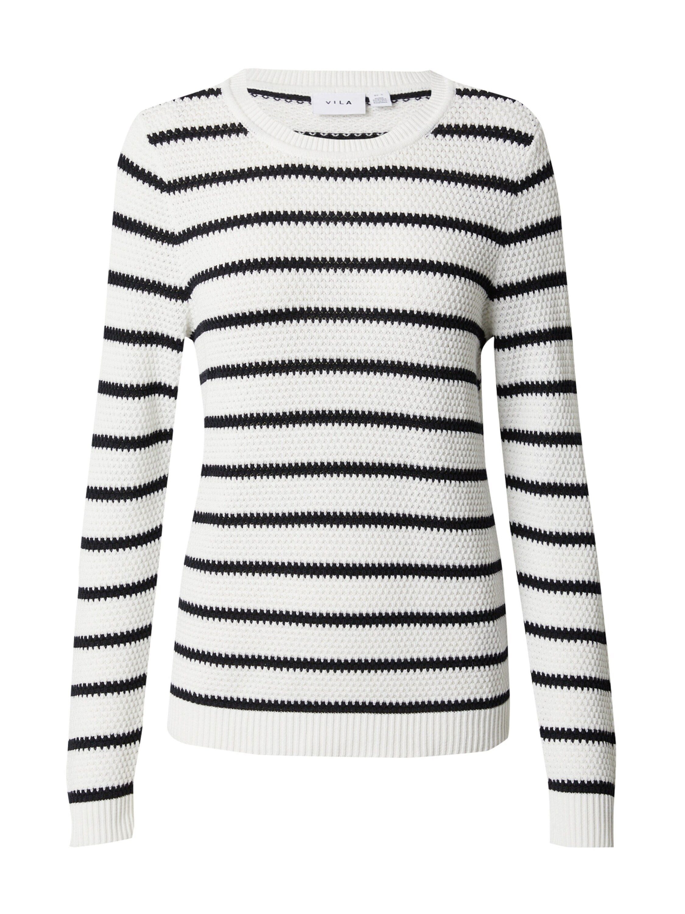 Vila Rundhalspullover VIDALO (1-tlg) Plain/ohne Details günstig online kaufen