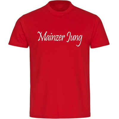 multifanshop T-Shirt Kinder Mainz - Mainzer Jung - Boy Girl