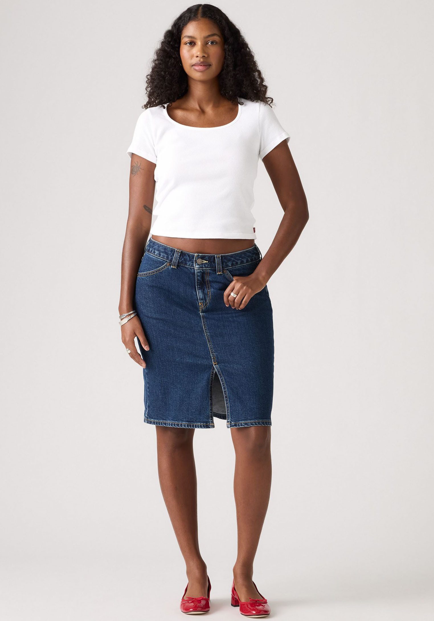 Levi's® Jeansrock LOW MIDI SKIRT ME günstig online kaufen