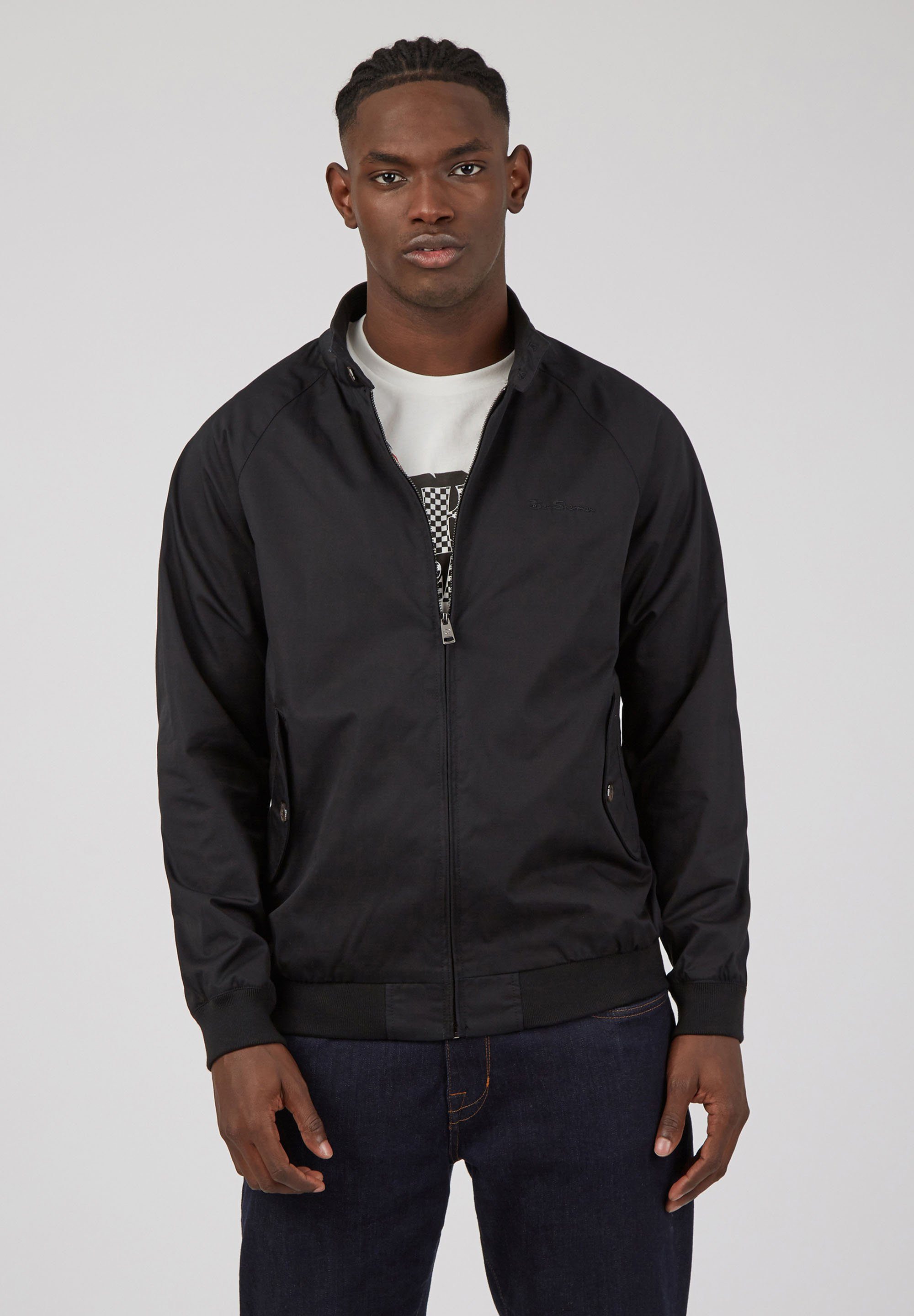 Ben Sherman Blouson Signature Harrington Harrington Jacke schwarz