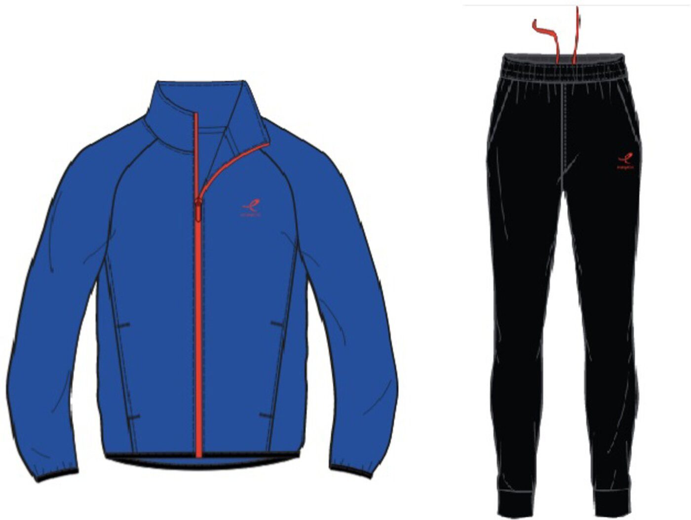 Energetics Trainingsanzug Ju.-Trainings-Anzug Travis + Trevor IV J NAVY/ROSE DARK