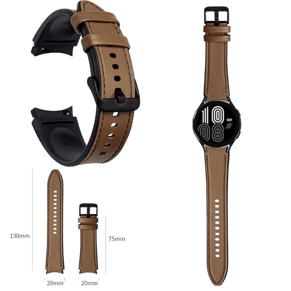 Wigento Smartwatch-Armband Für Samsung Galaxy Watch 6 5 4 Normal Pro  Classic alle Größen Armband