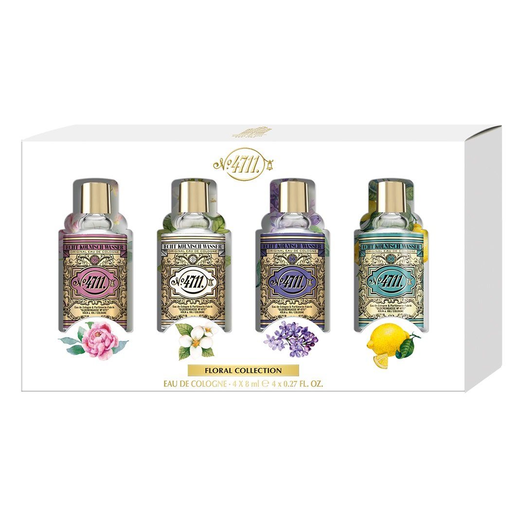 Haushalt Parfums 4711 Duft-Set 4711 Floral Collection Miniature Kit 4 x 8 ml