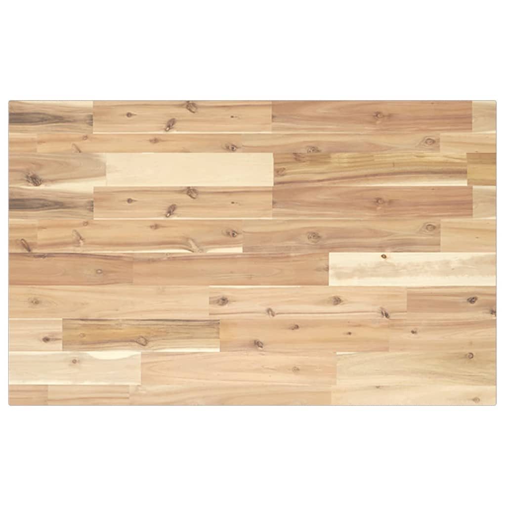 vidaXL Badezimmerspiegelschrank Waschtischplatte Unbehandelt 60x50x2 cm Massivholz (1-St)