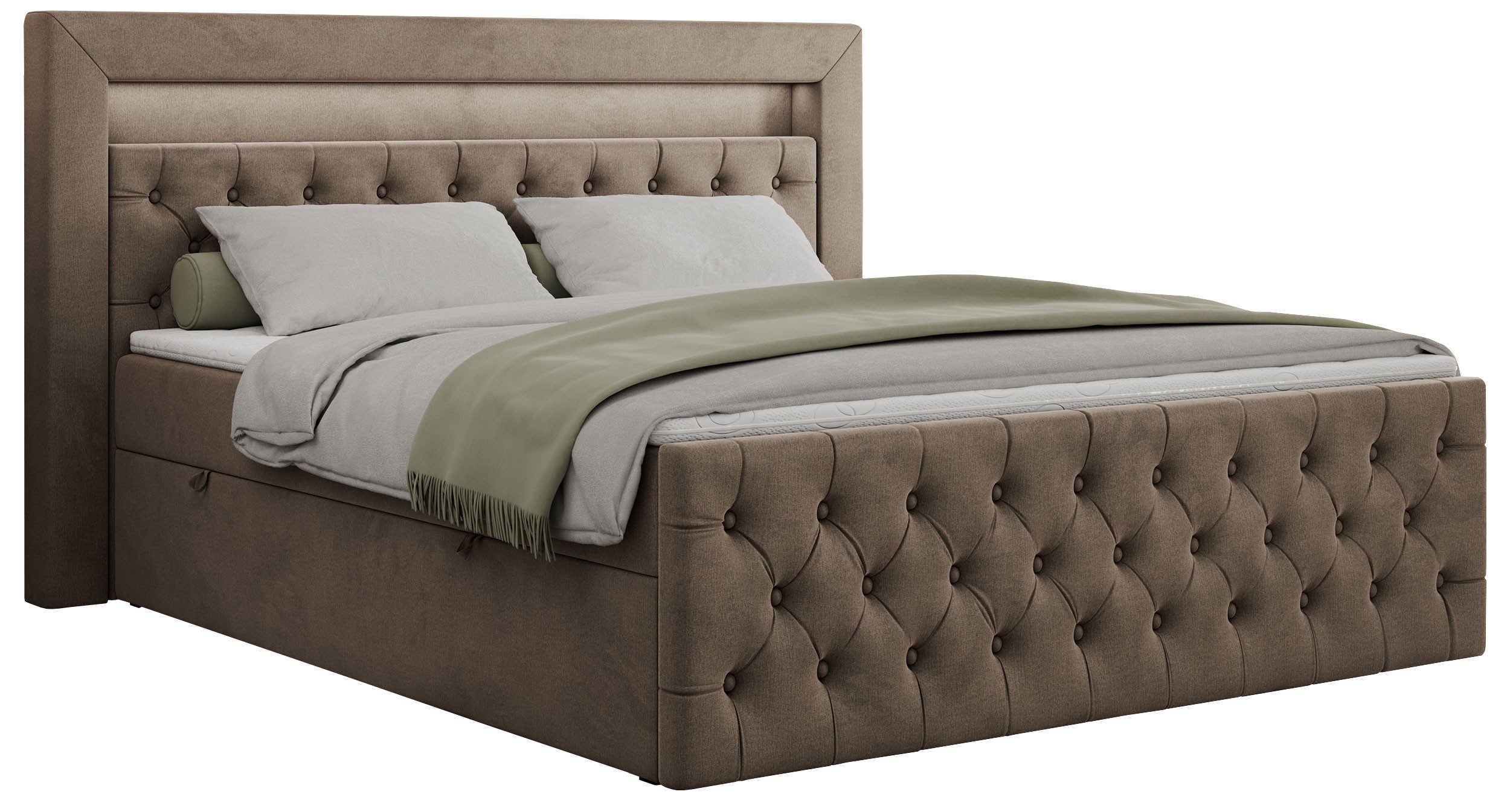 MKS MÖBEL Boxspringbett GOLD9 (Set, Packung, günstig online kaufen
