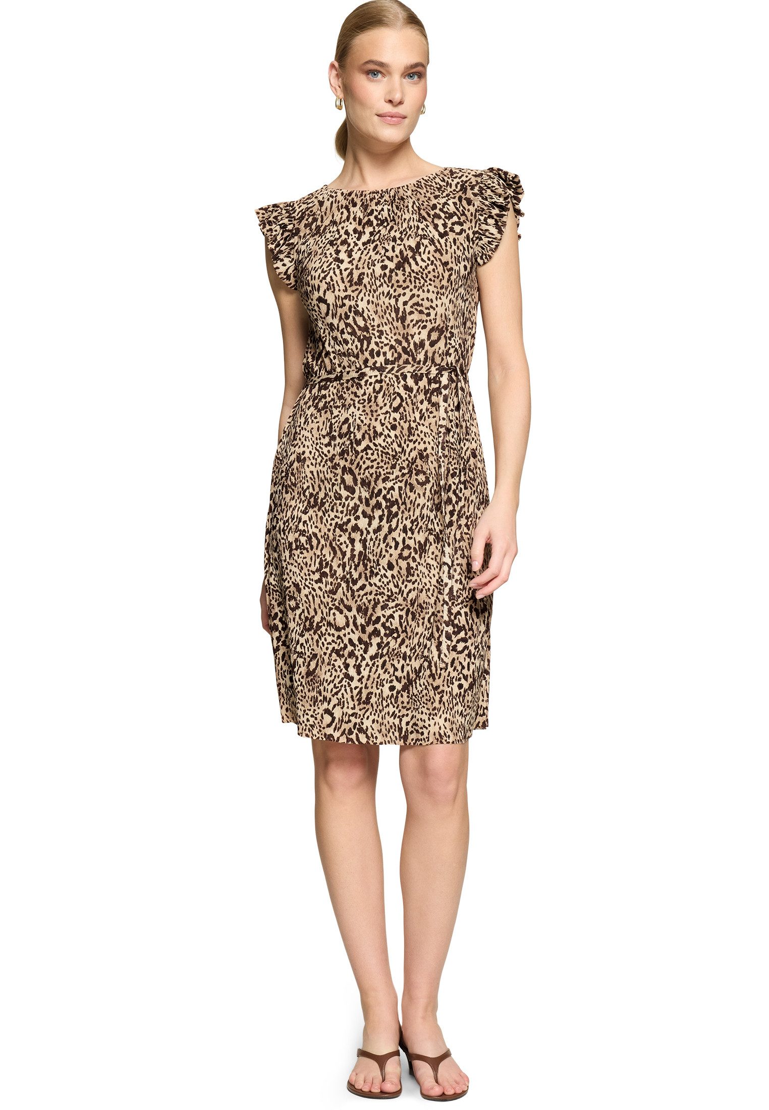 Minikleid Damen mit Gürtel