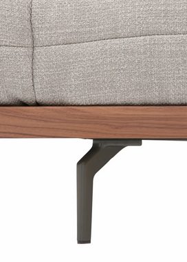 hülsta sofa 4-Sitzer hs.420, in 2 Qualitäten, Holzrahmen in Eiche Natur oder Nußbaum, Breite 252 cm