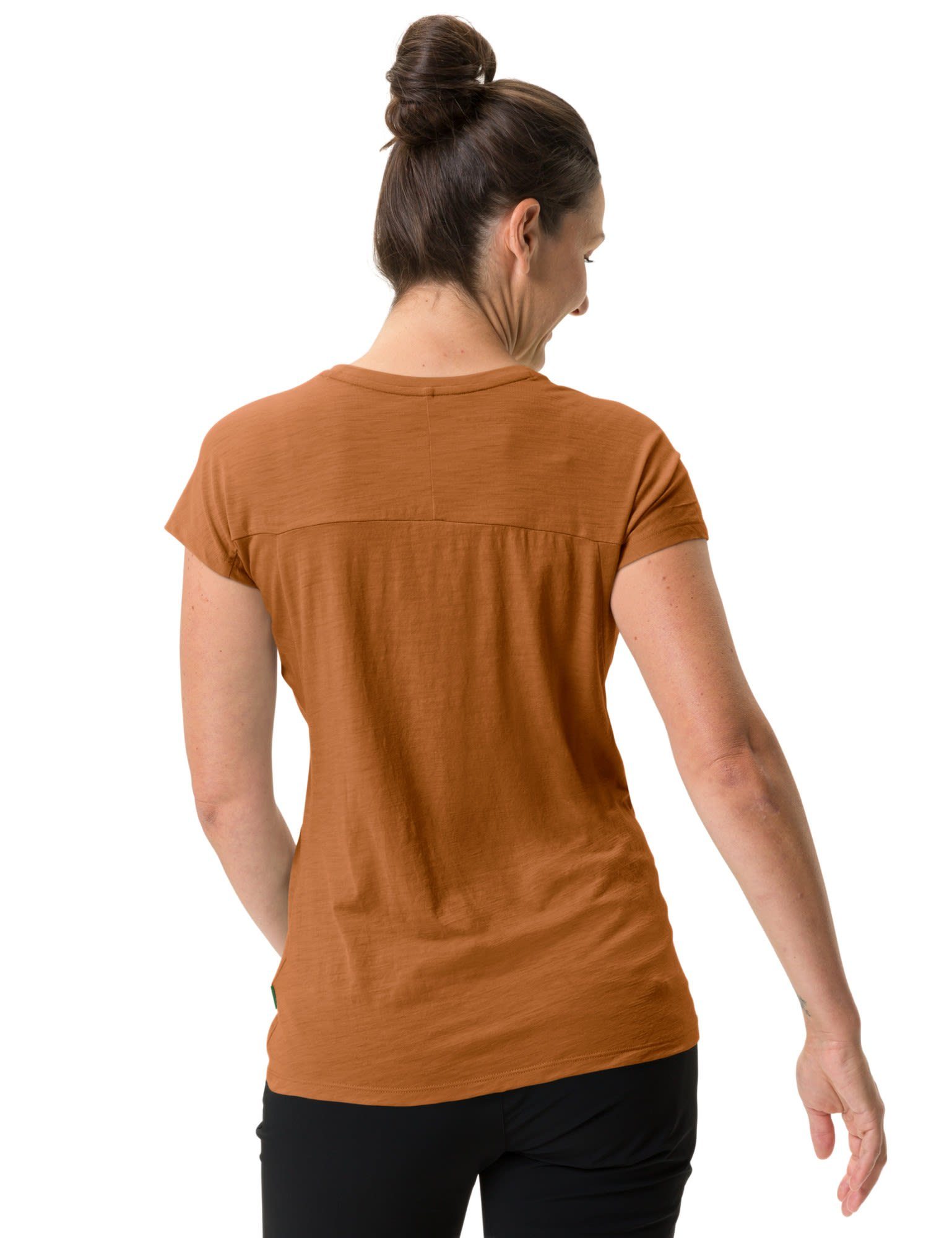 VAUDE T-shirt T-Shirt Brown Damen Brown Wool Tekoa Vaude Womens