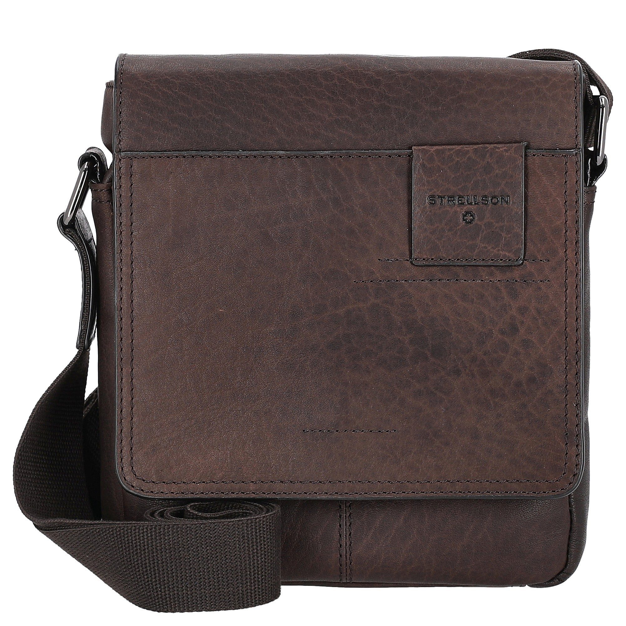 Strellson Umhängetasche Hyde Park 1.0 Jeremy - Umhängetasche XS 23 cm (darkbrown)