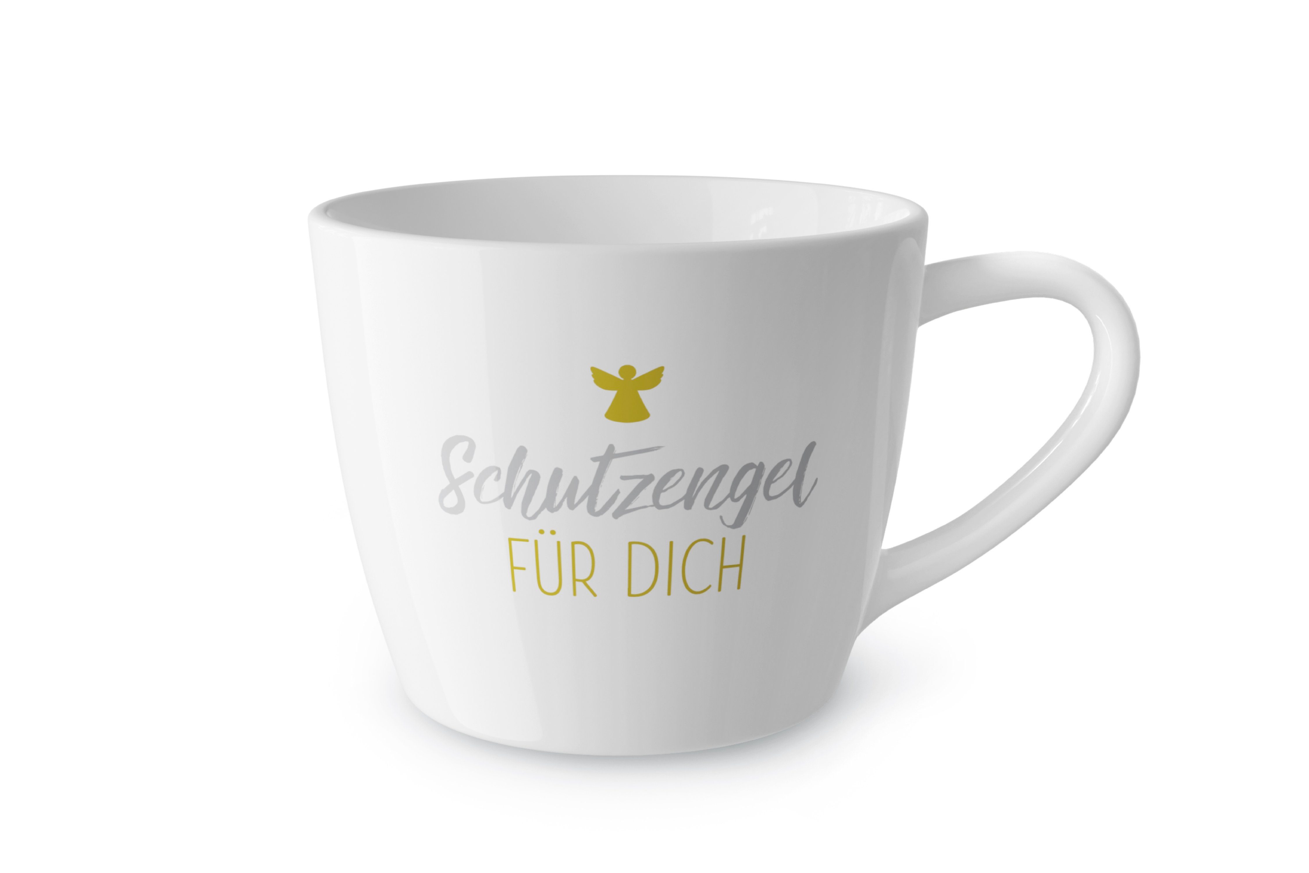 für dich La Teetasse la Material: Vida Becher "Schutzengel, Porzellan vida Tasse Maxi Tasse Kaffeetasse