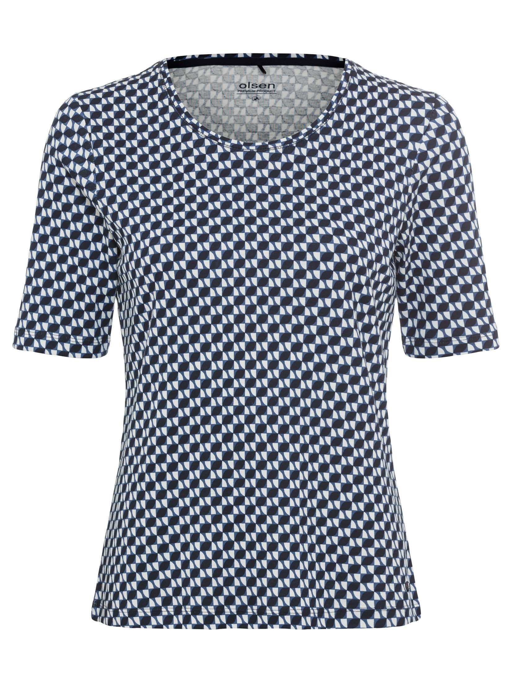 Olsen Rundhalsshirt (1-tlg) aus weicher Baumwolle günstig online kaufen