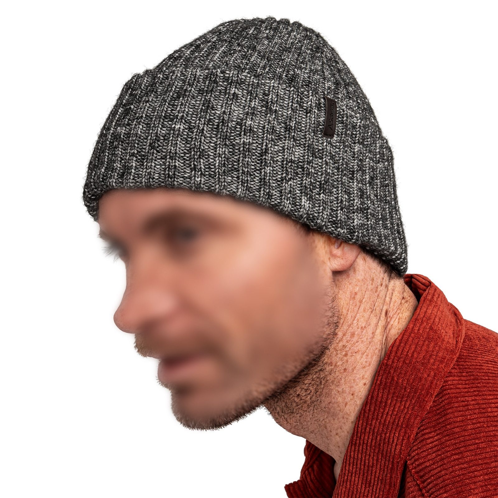 Schöffel Strickmütze Hat Style Beccio All mit aufgenähter Logo-Fahne