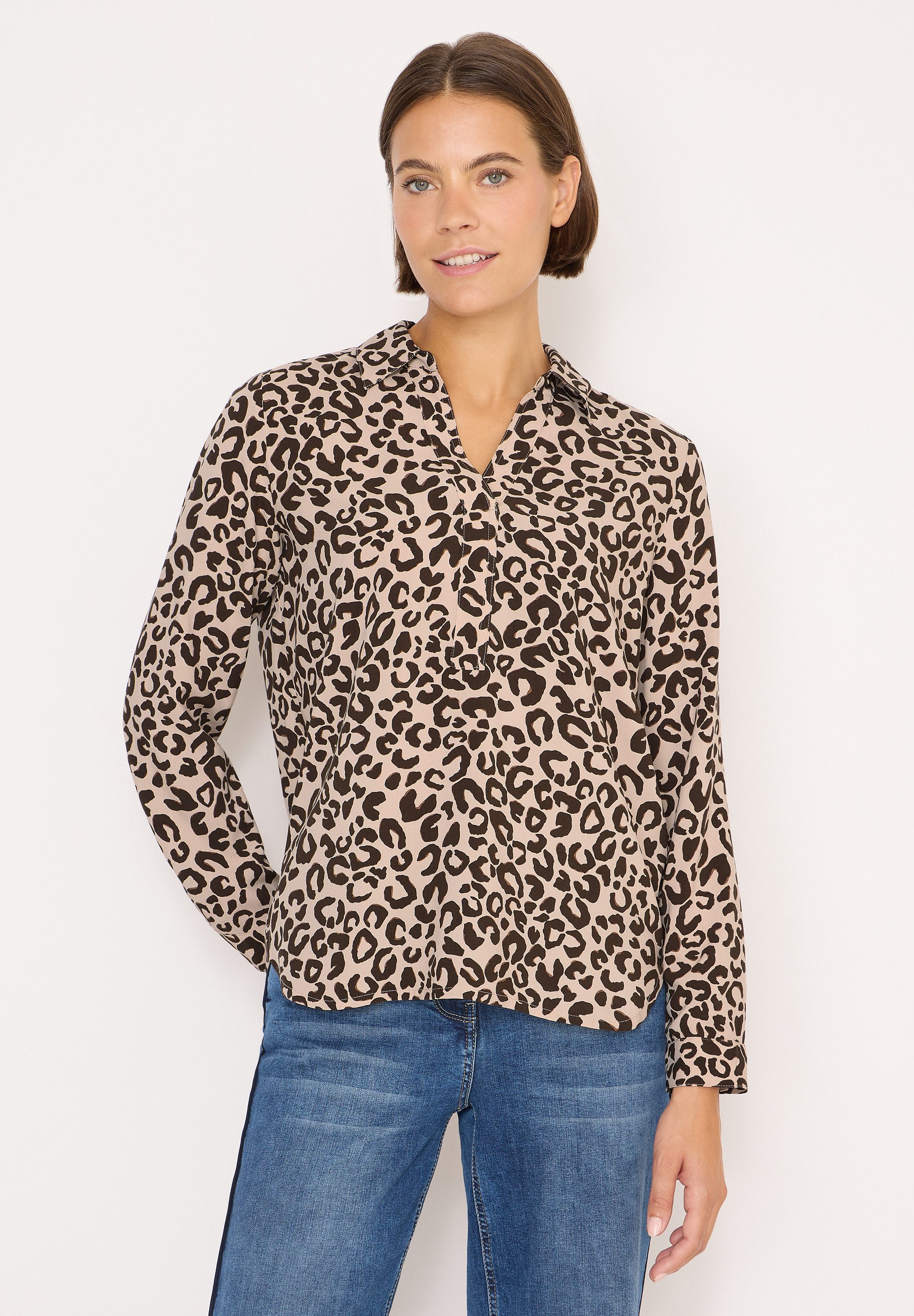 CECIL Langarmbluse aus softer Viskose günstig online kaufen