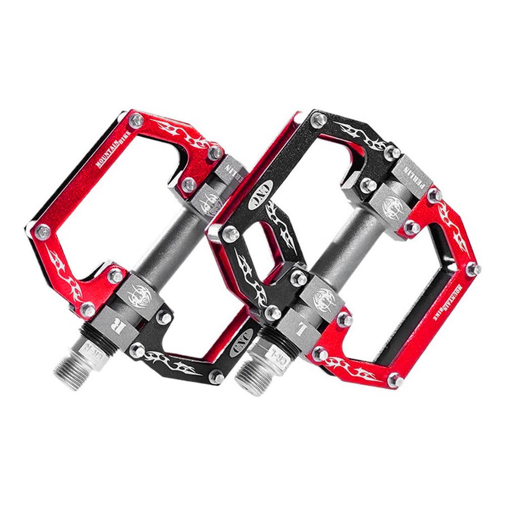 ROCKBROS Fahrradpedale Aluminium-Plattformpedale MTB-Pedale (Spar-Set, 2-tlg)