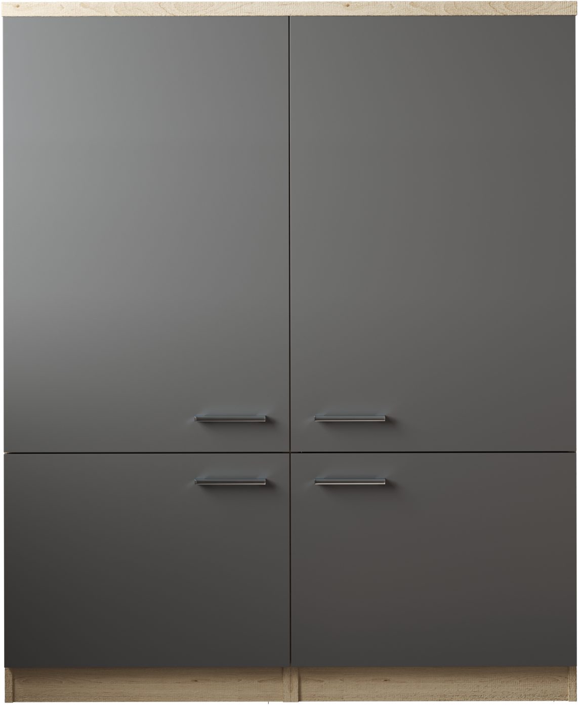 RESPEKTA Mehrzweckschrank-Set Merle, Breite 120 cm, mit Soft-Close, Metallstangengriffe, Höhe 144,9 cm