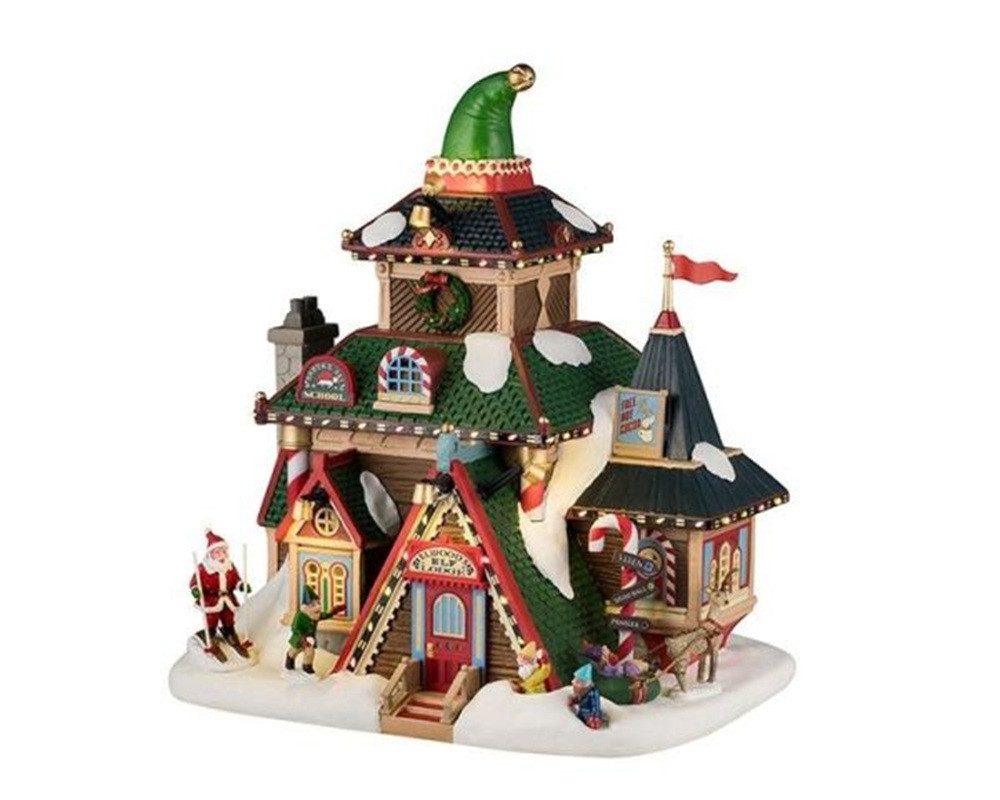 LeMax Winterlandschaft LEMAX 45224 – Elwood’s Elf Lodge
