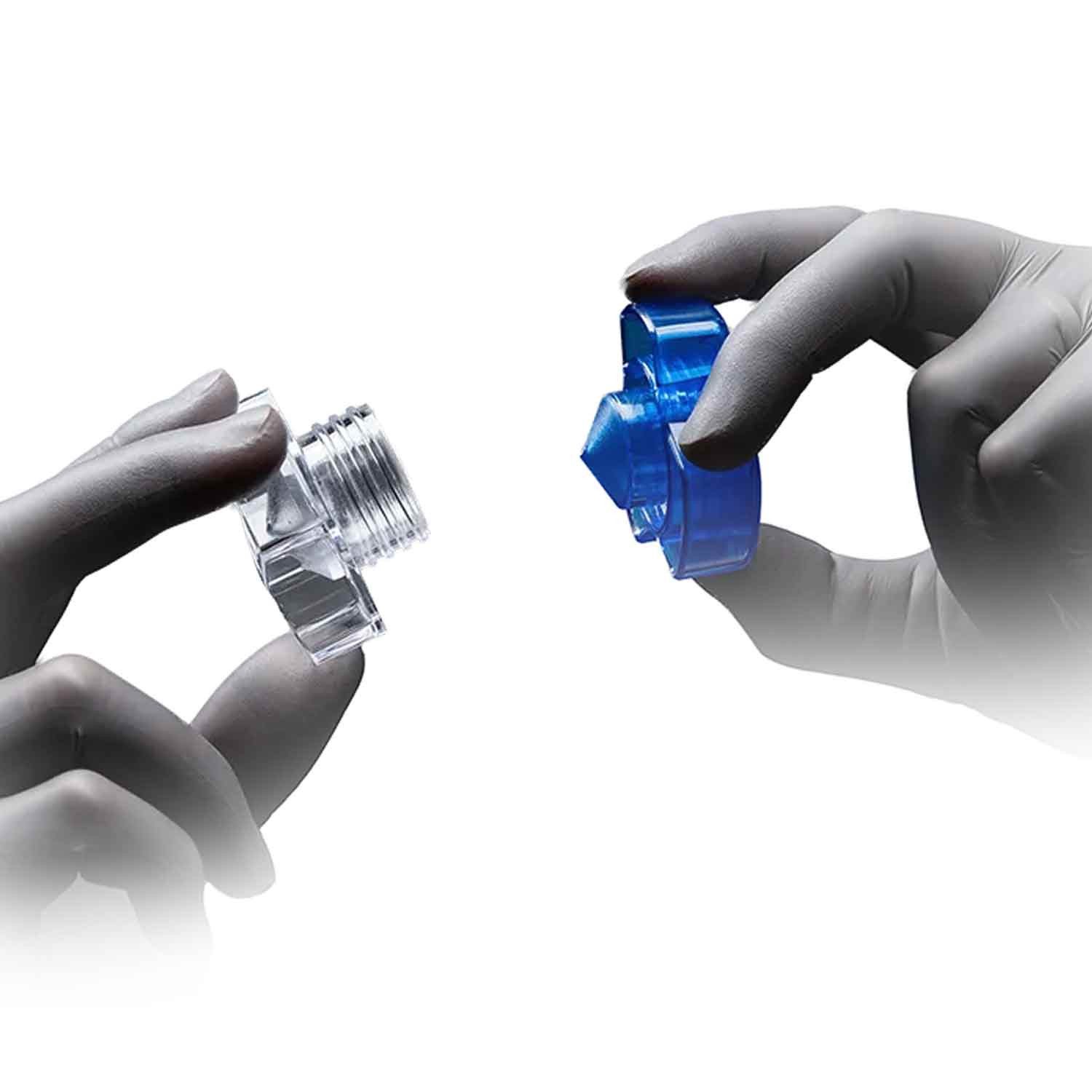 AMPri Handelsgesellschaft mbH Mörser Med-Comfort Tablettenmörser 3-in-1 weiß 1 Stück