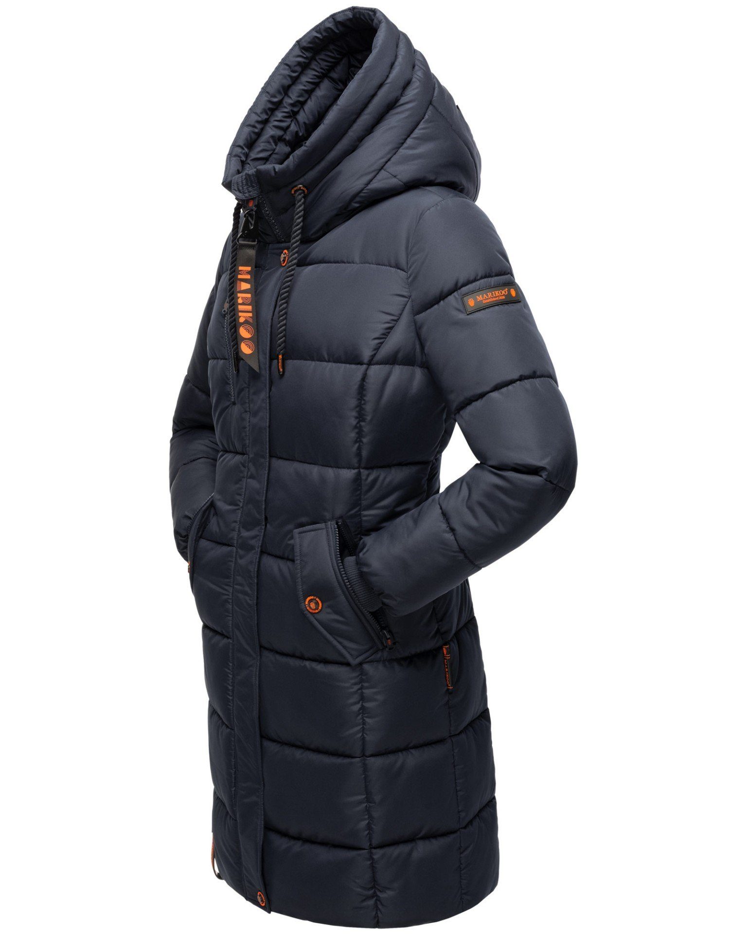Marikoo Outdoorjacke mit einer großen Kapuze – Bild 4 von 5
