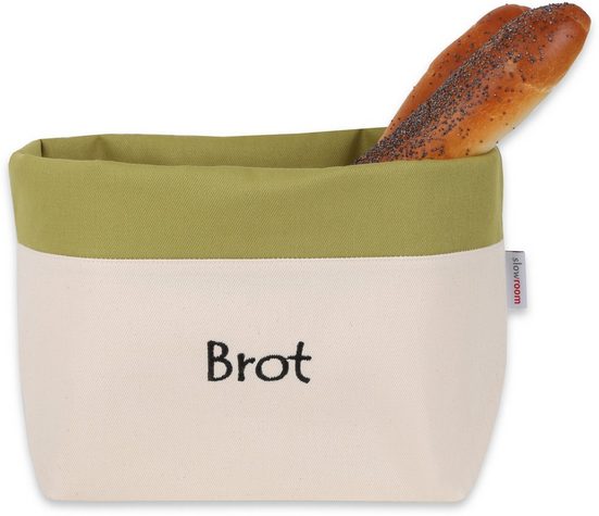 slowroom Brottasche »3 in 1 Brottasche Olive«, Baumwolle, (1-tlg